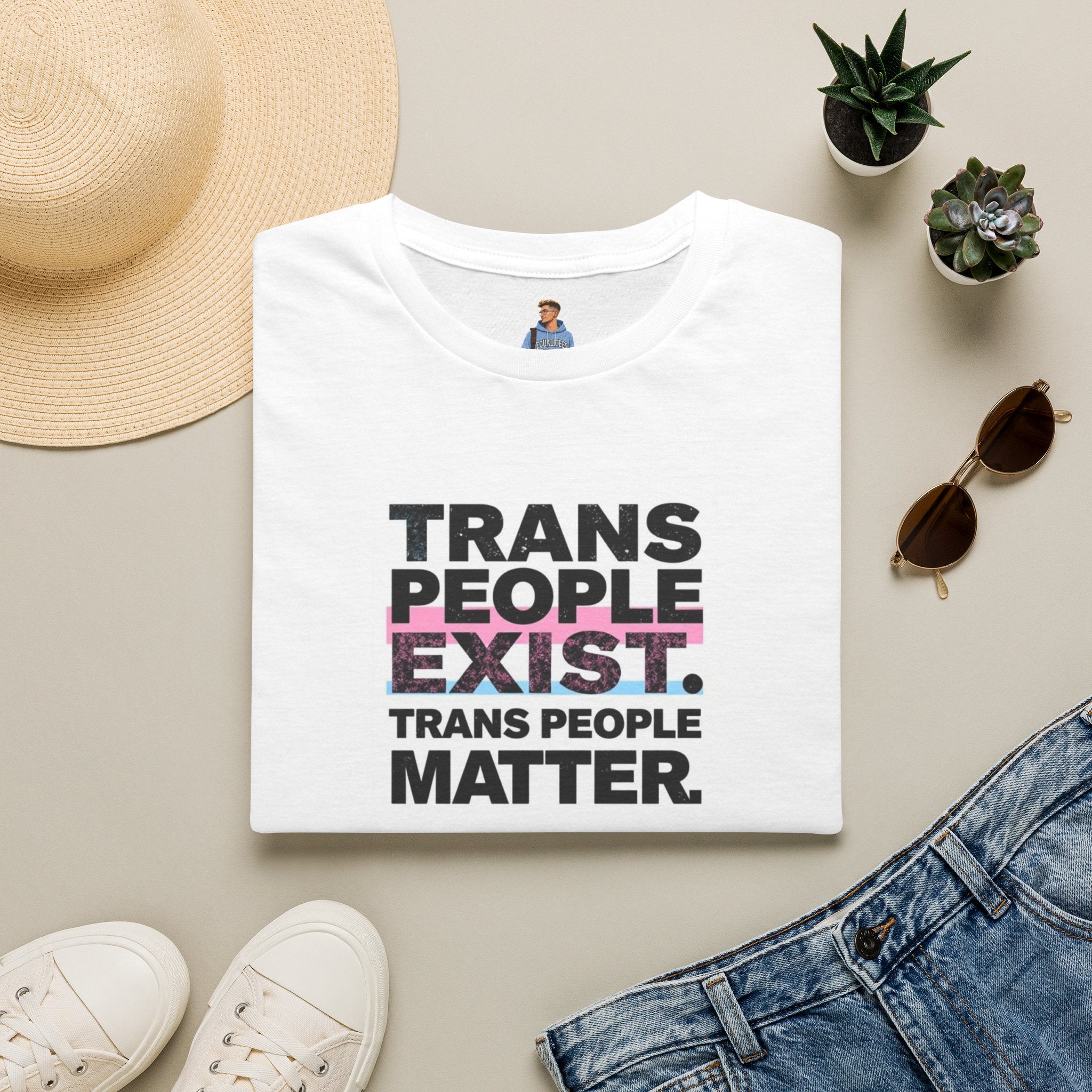 Trans People Exist T-Shirt