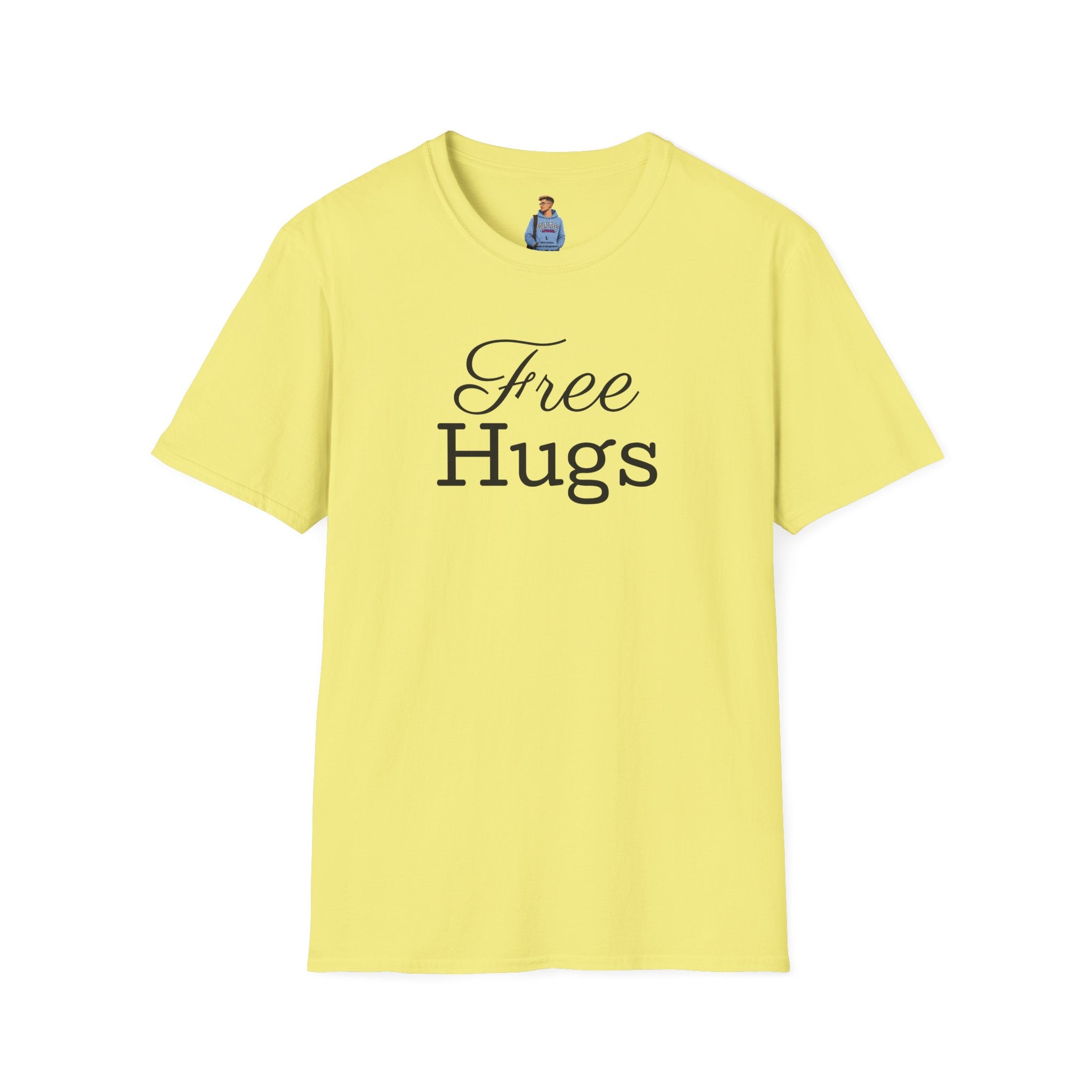 Camiseta unisex de estilo suave con mensaje de apoyo emocional
