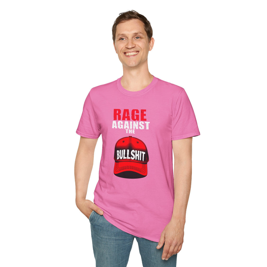 Camiseta unisex Softstyle - Camiseta gráfica "Rage Against the BS"