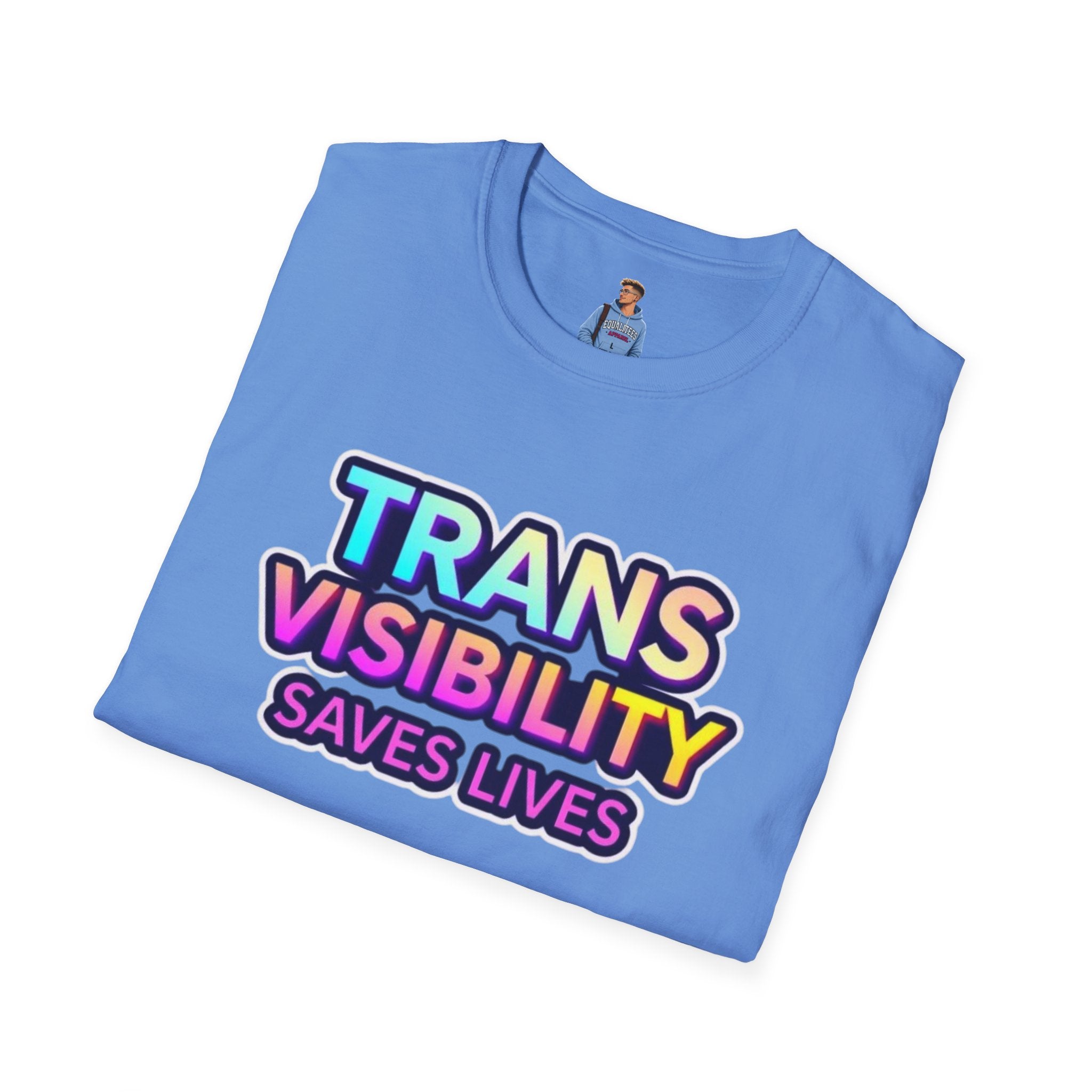 Trans Visibility Saves Lives Statement T-shirt