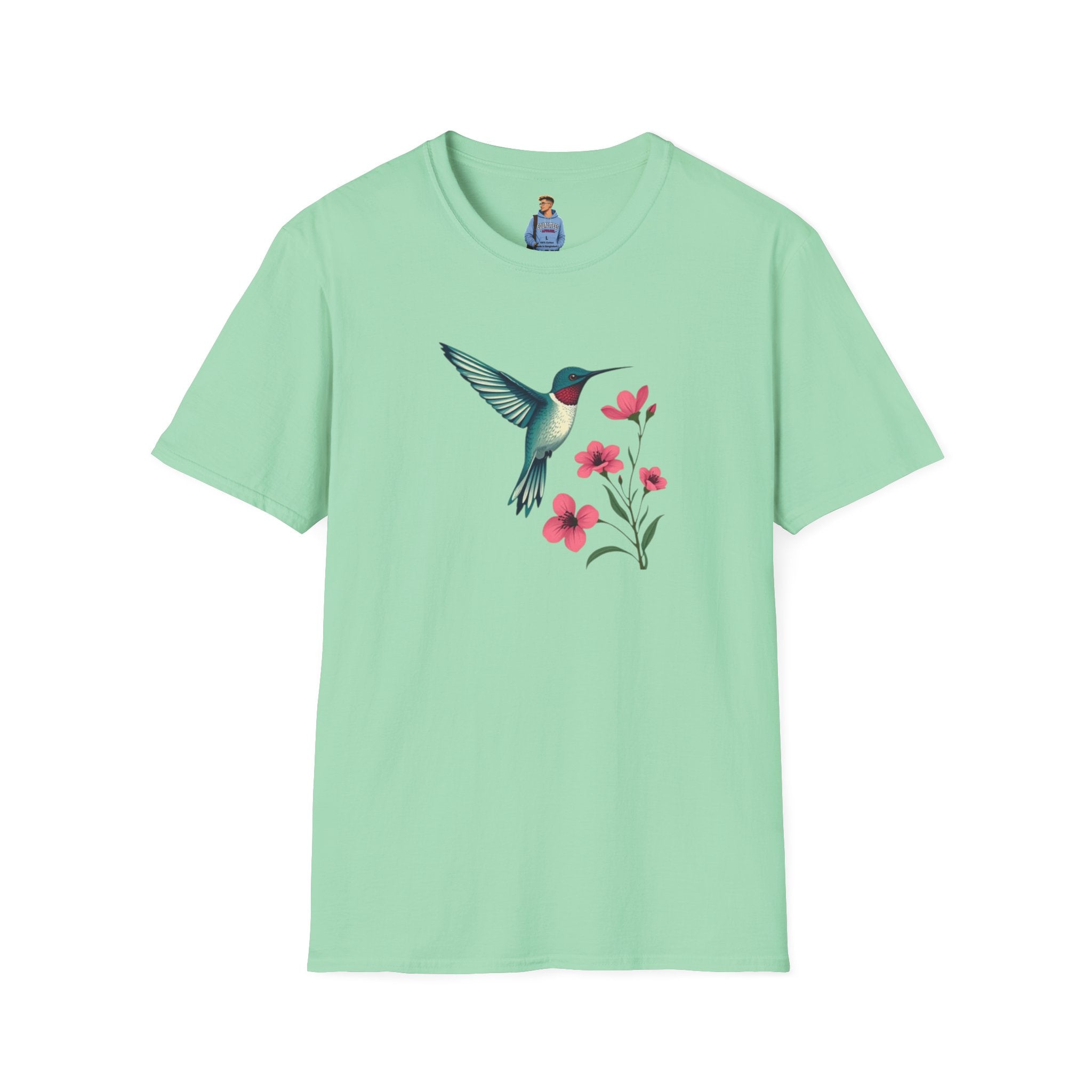 Floral Hummingbird T-Shirt