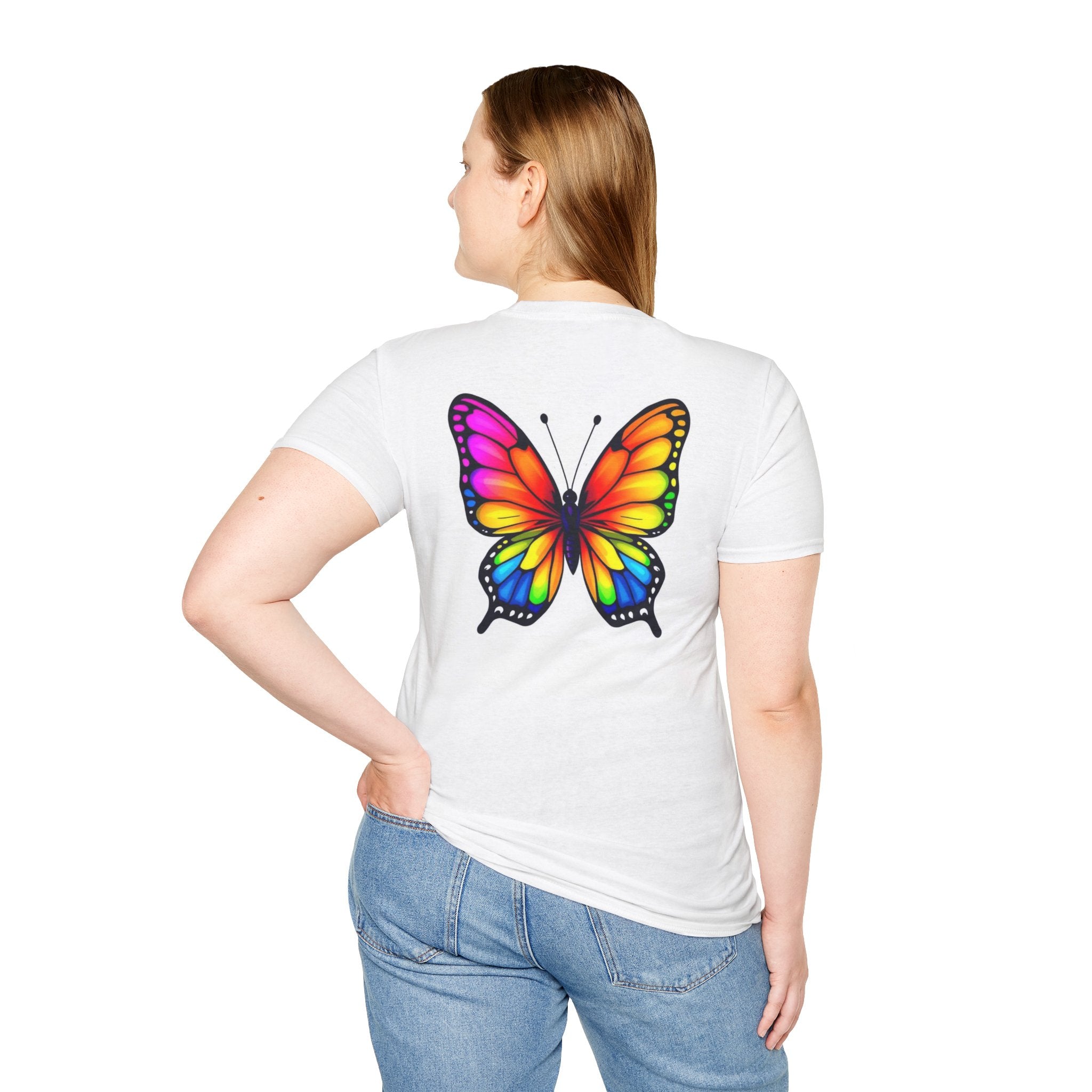 Rainbow Butterfly Cocoon Pride T-Shirt