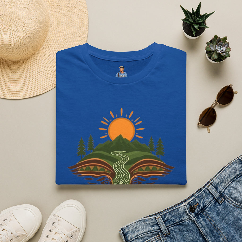 Mountain Scene Unisex Softstyle T-shirt