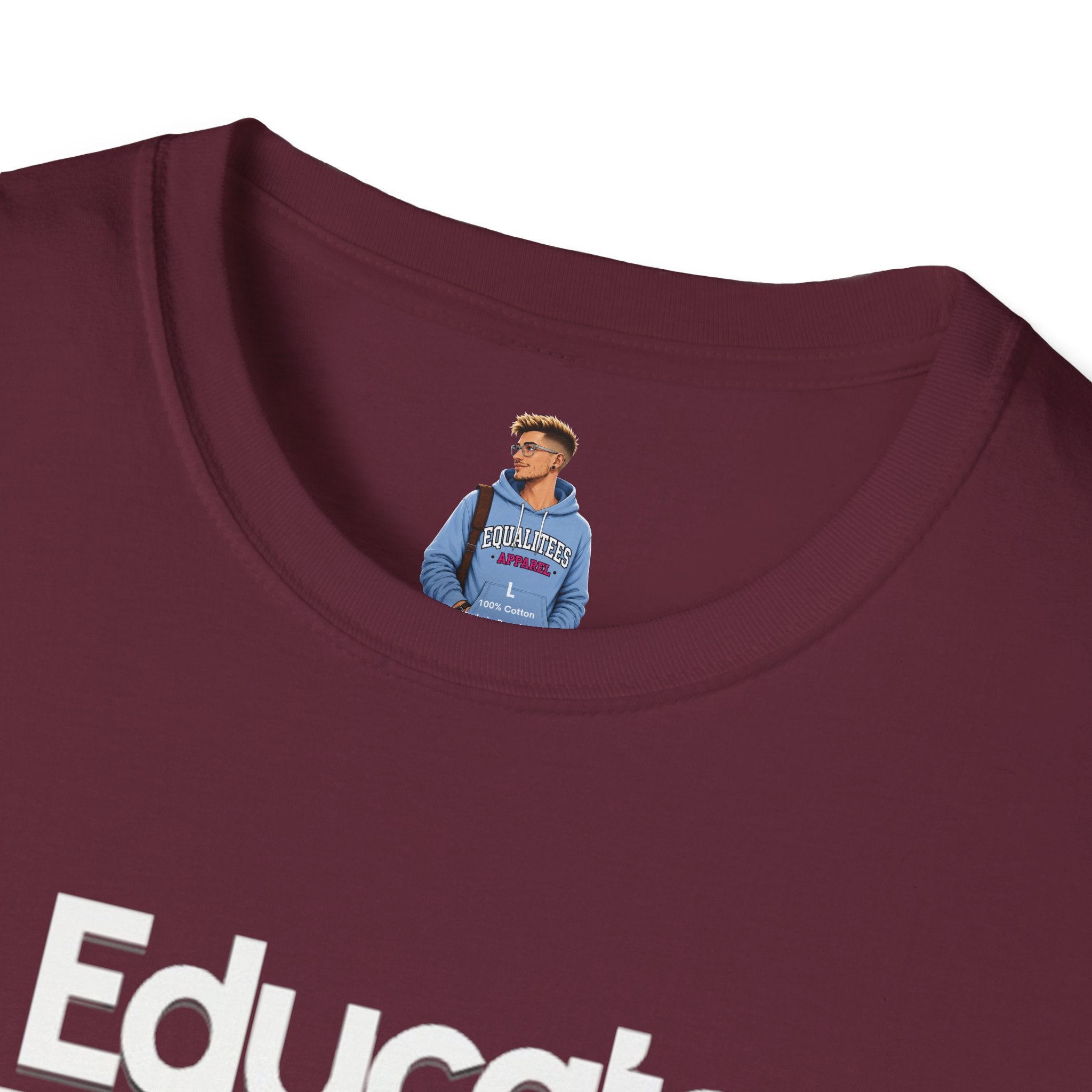 Educate. Advocate. Celebrate. Minimalist Pride T-Shirt