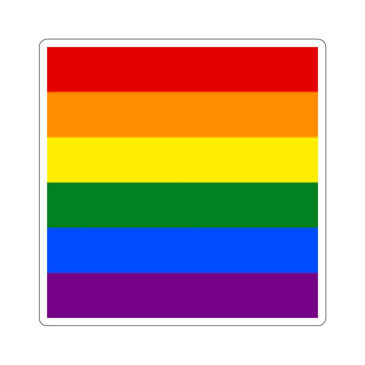Die-Cut Stickers - Rainbow Flag - EqualiTees.Me