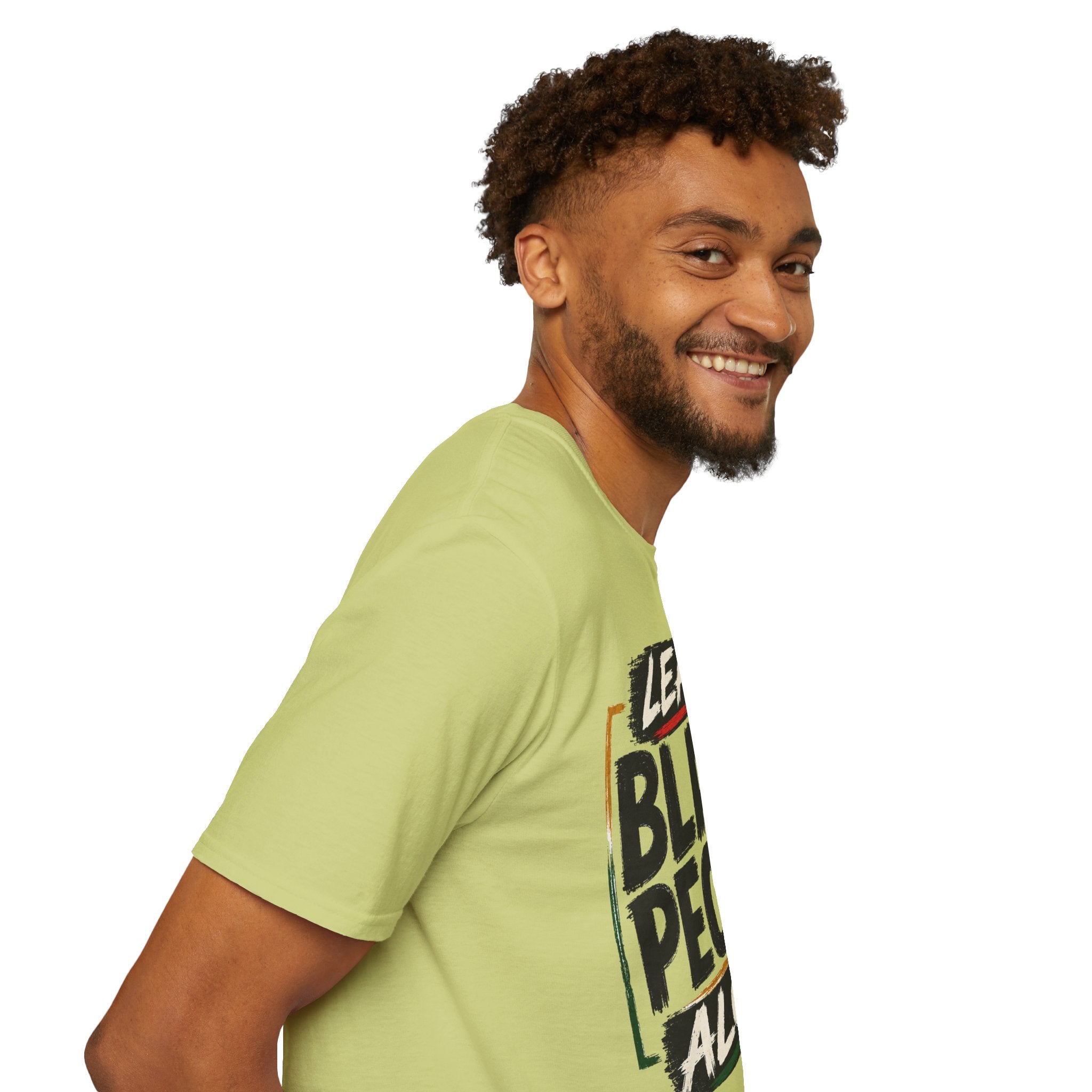 T-Shirt — "Leave Black People Alone" Social Justice Statement Tee