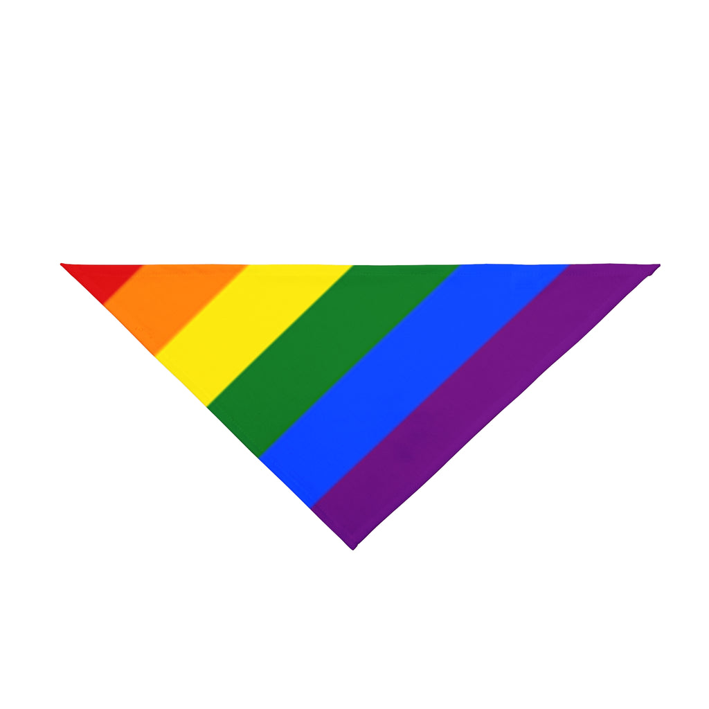 Pride Rainbow Pet Bandana | Colorful Dog Accessory for LGBTQ+ Celebrations
