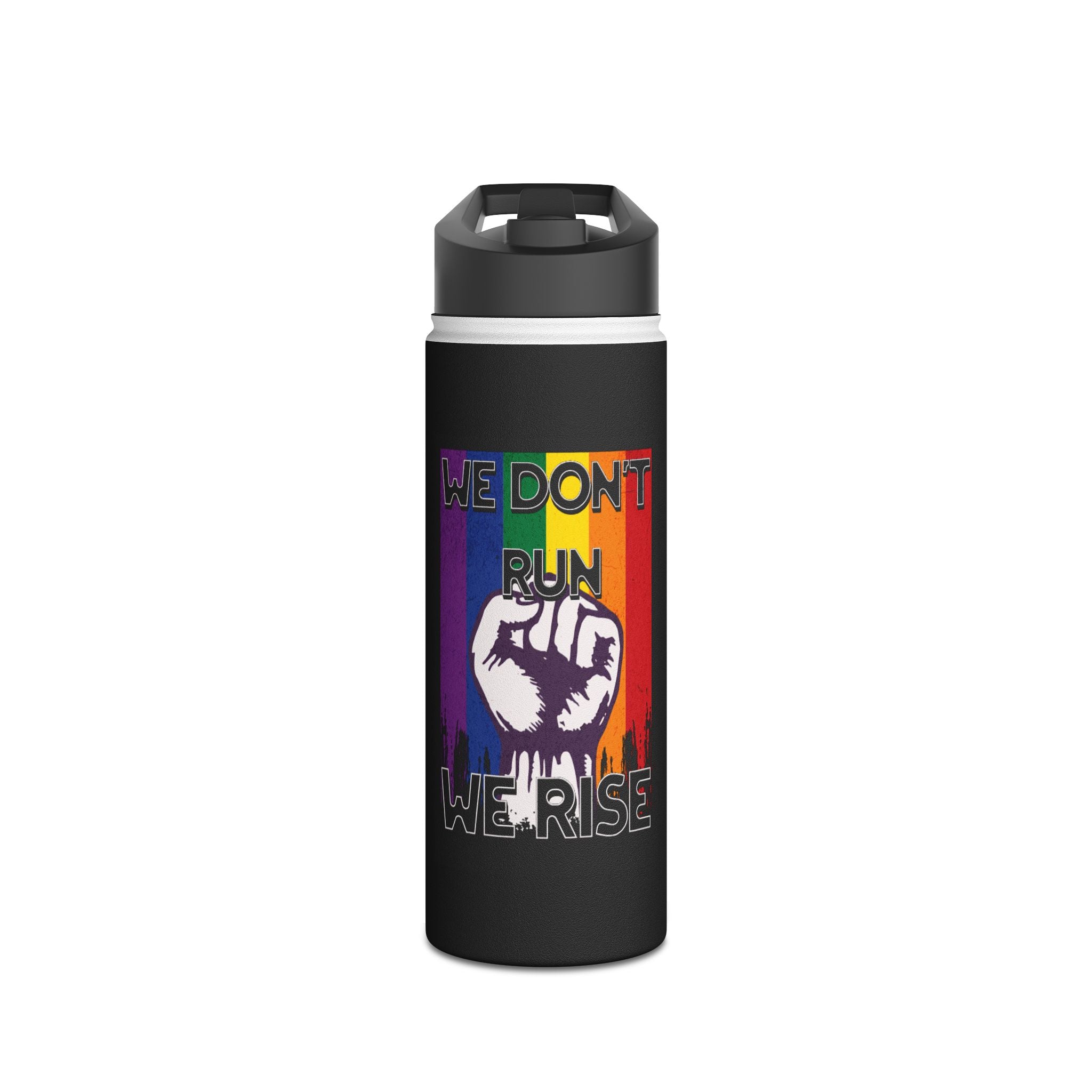 Teaching While Queer Stainless Steel Water Bottle - Perfect for Educators and Allies - EqualiTees.Me