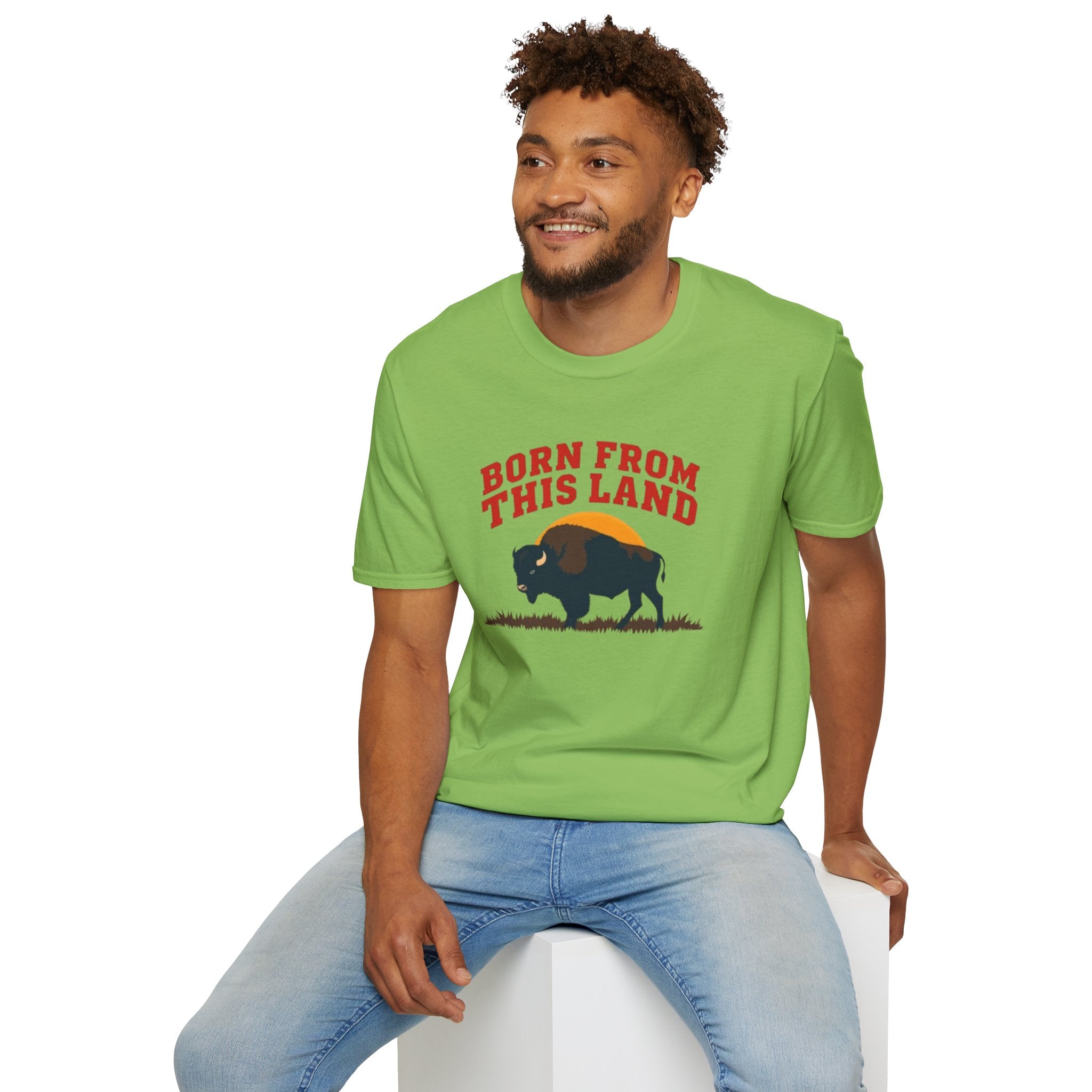 Born From this Land Native and Proud T-Shirt