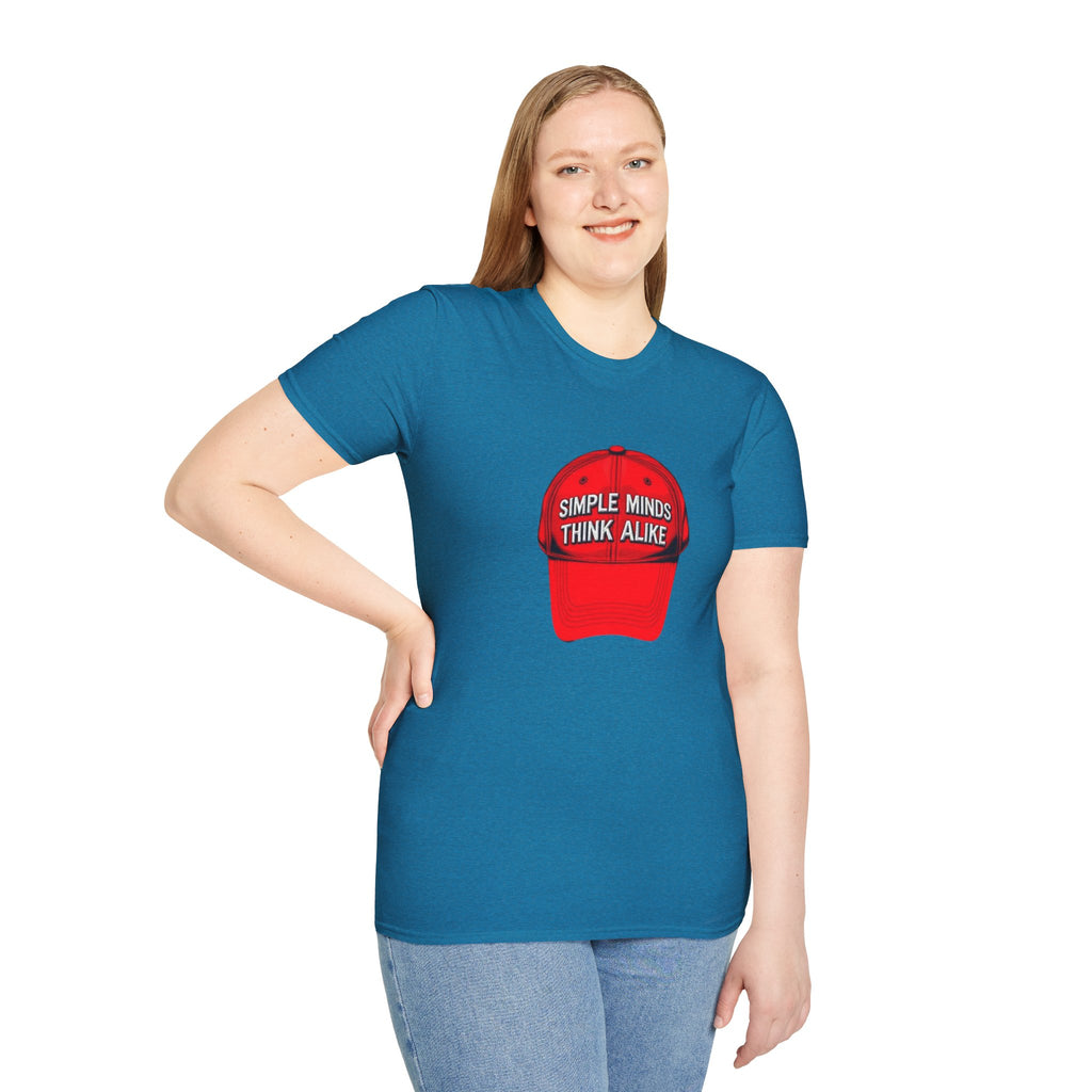 Simple Minds Think Alike T-Shirt' & 'Make America Think Again' Graphic Tee