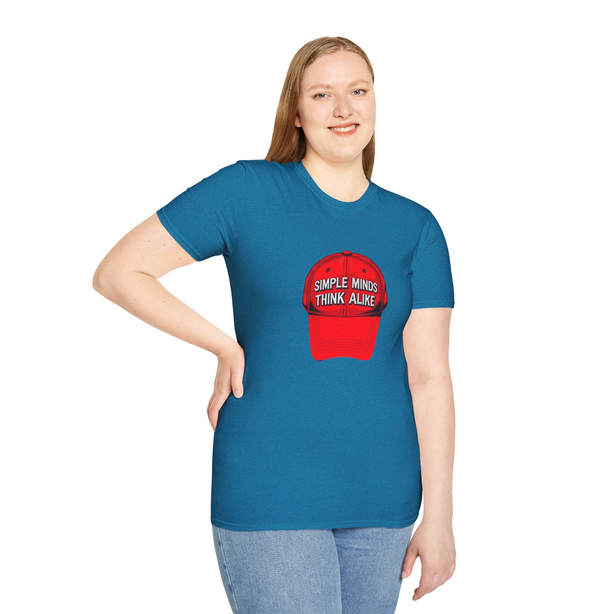 Simple Minds Think Alike T-Shirt' & 'Make America Think Again' Graphic Tee
