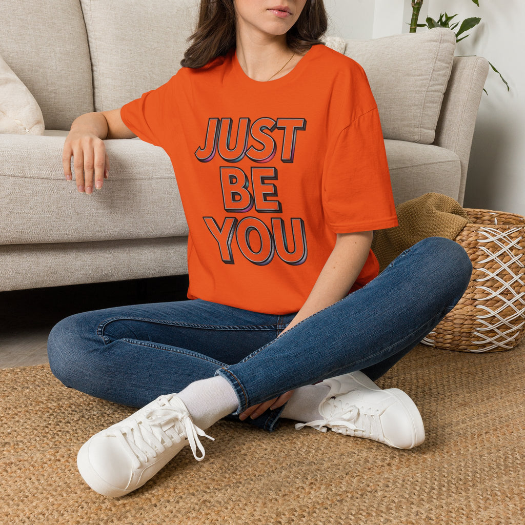 Just Be You T-Shirt — Inspirational Minimalist Graphic Tee