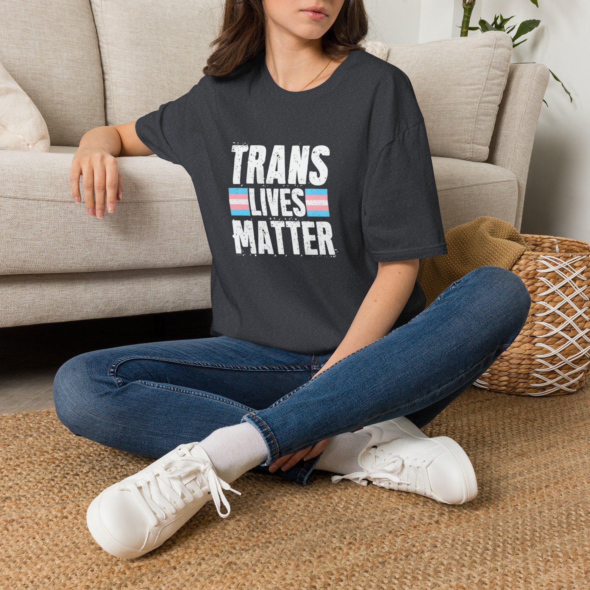 Trans Lives Matter Unisex Softstyle T-Shirt - Support LGBTQ+ Rights
