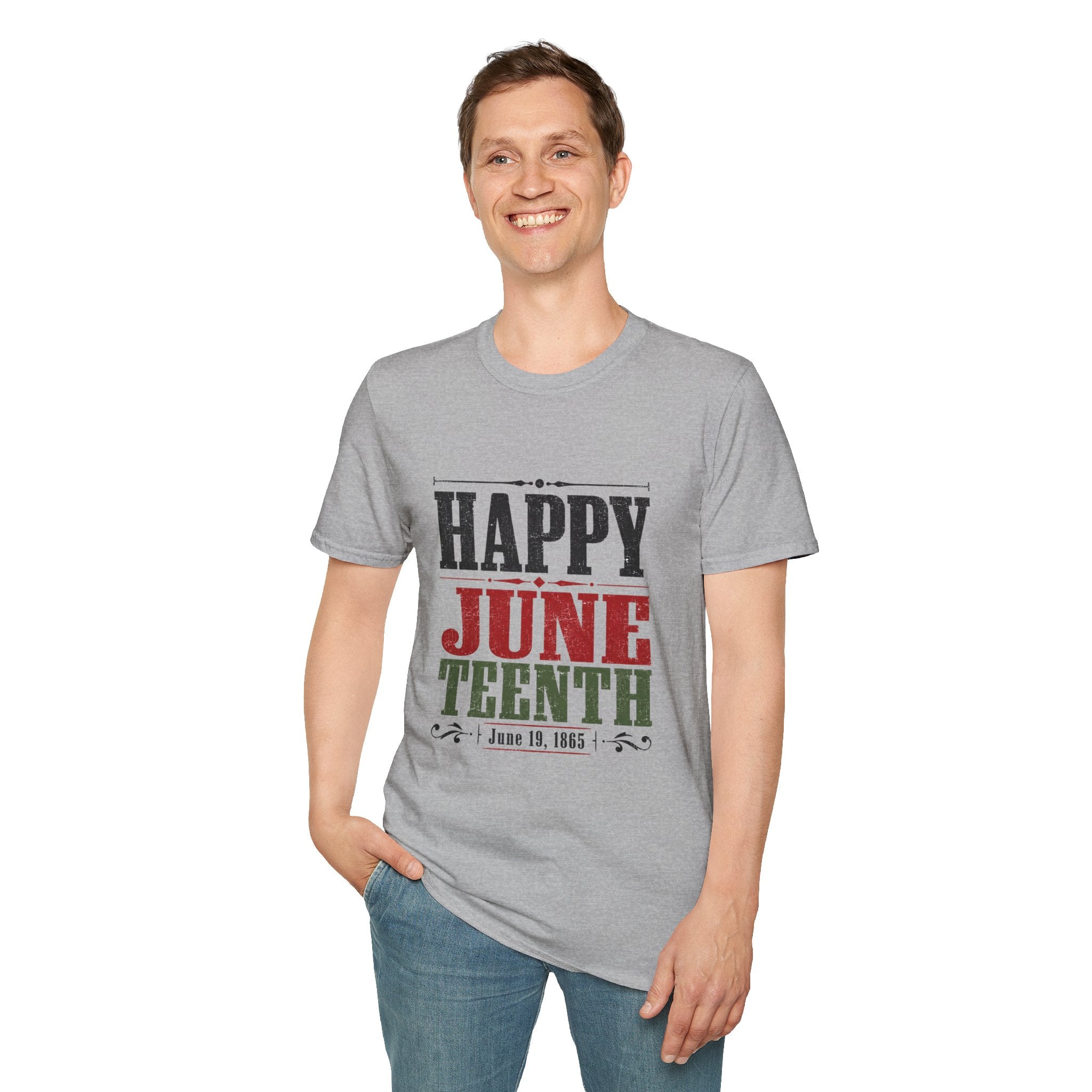 Juneteenth T-Shirt — "Happy Juneteenth" Celebration Tee