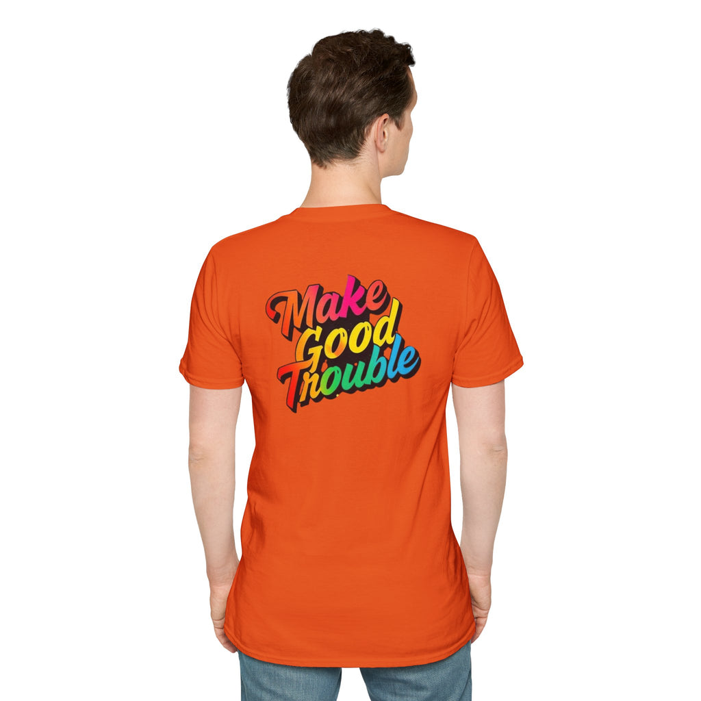 Make Good Trouble' Rainbow T-Shirt
