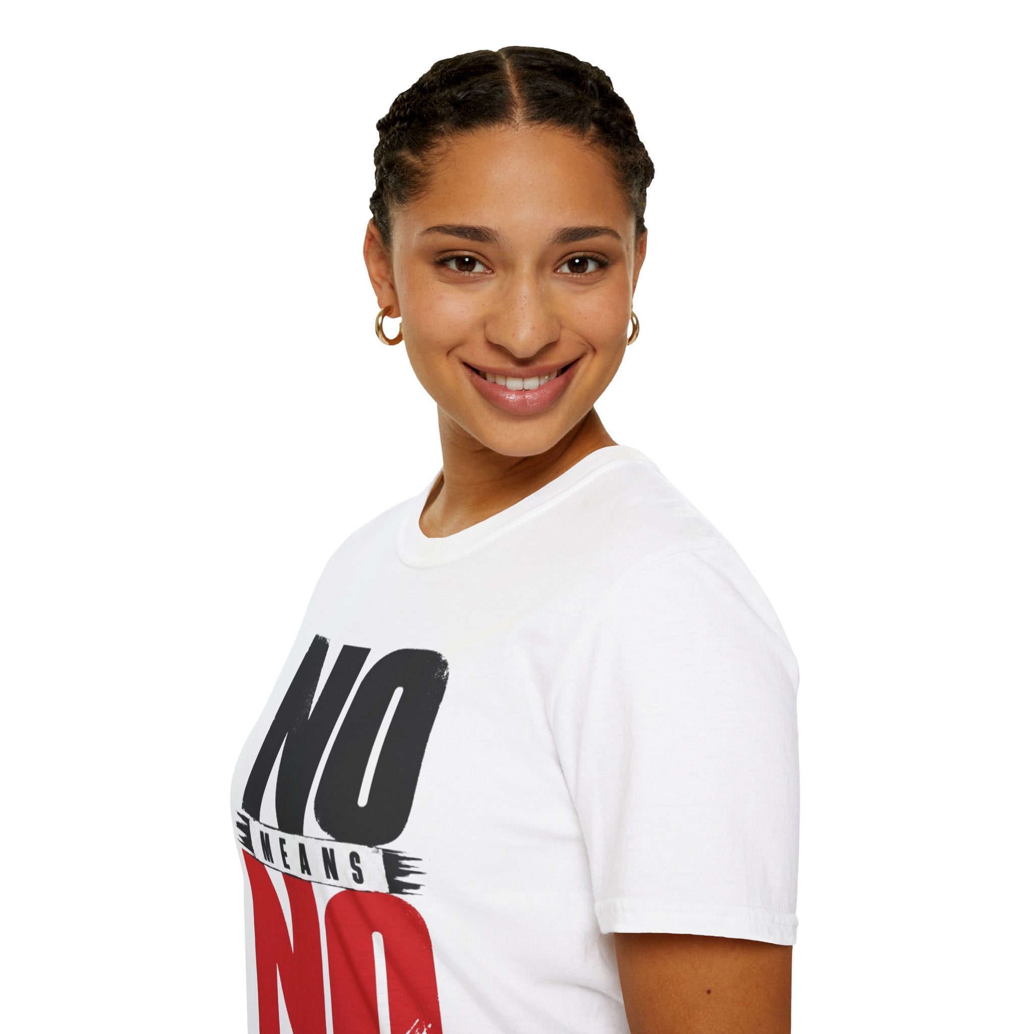 NO Means NO T-Shirt — Consent Awareness Graphic Tee