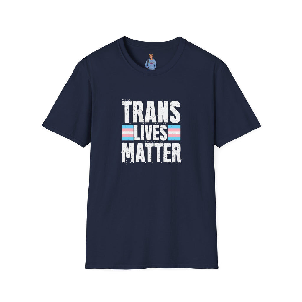 Trans Lives Matter Unisex Softstyle T-Shirt - Support LGBTQ+ Rights