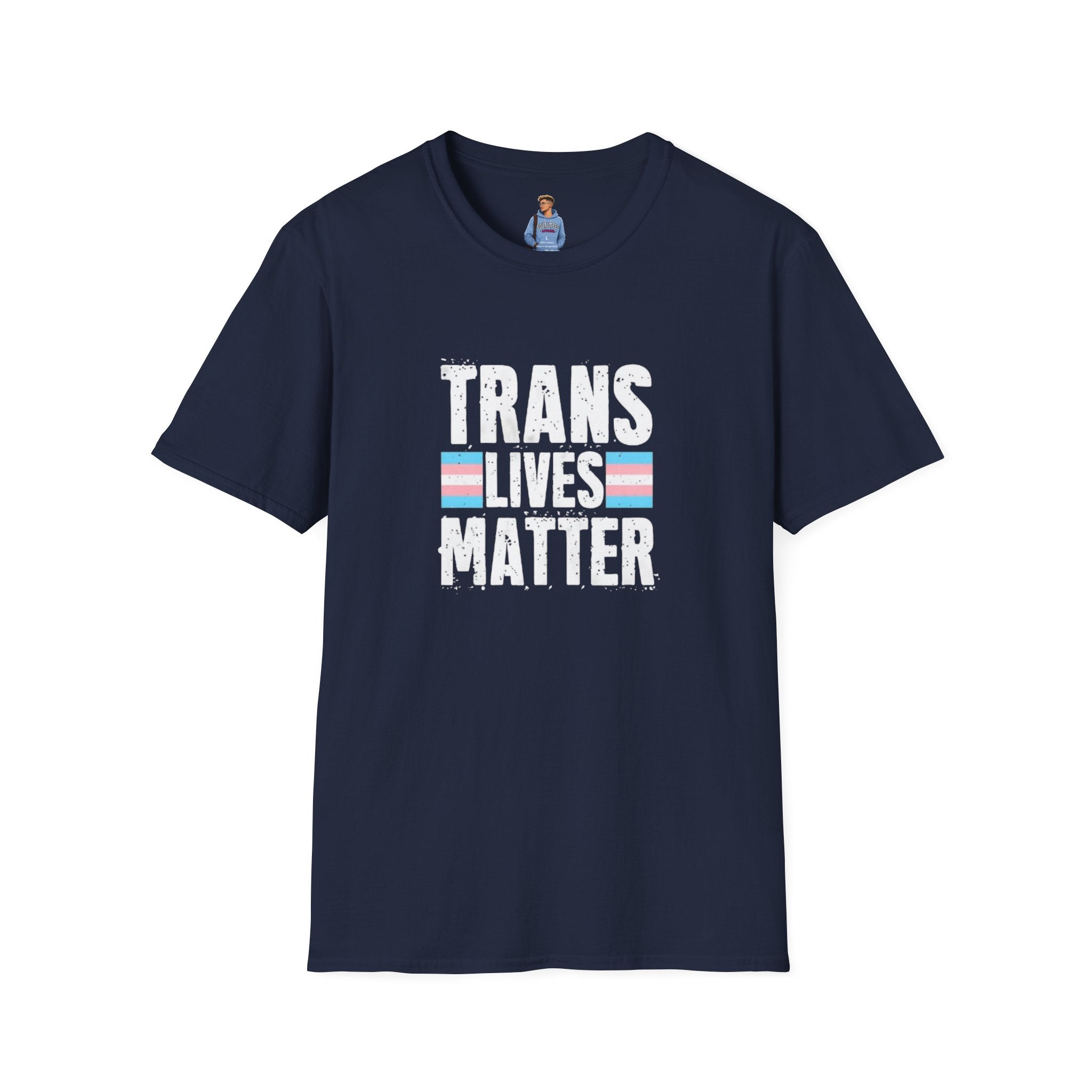 Trans Lives Matter Unisex Softstyle T-Shirt - Support LGBTQ+ Rights