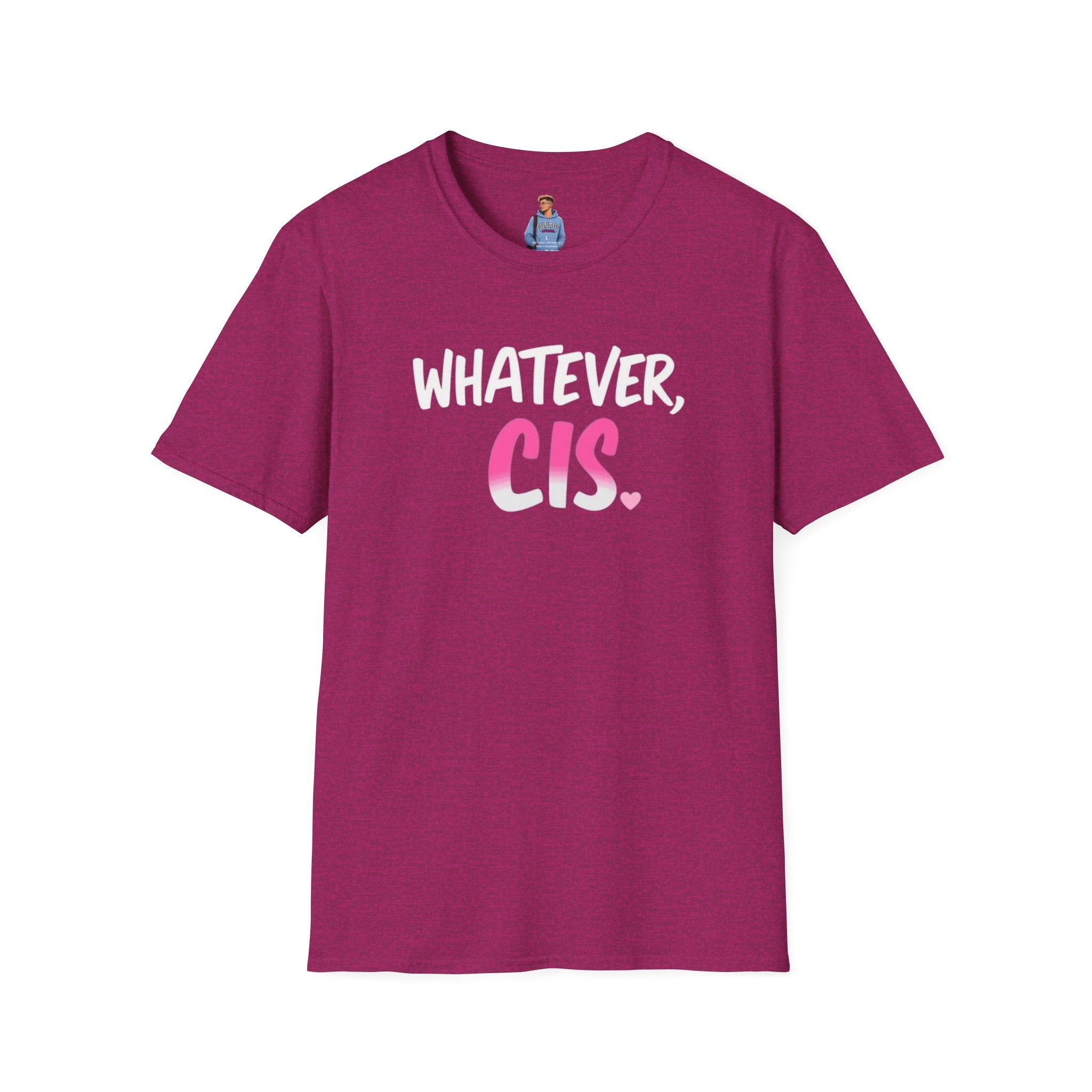 Camiseta unisex estilo suave CIS: ropa cómoda e inclusiva.
