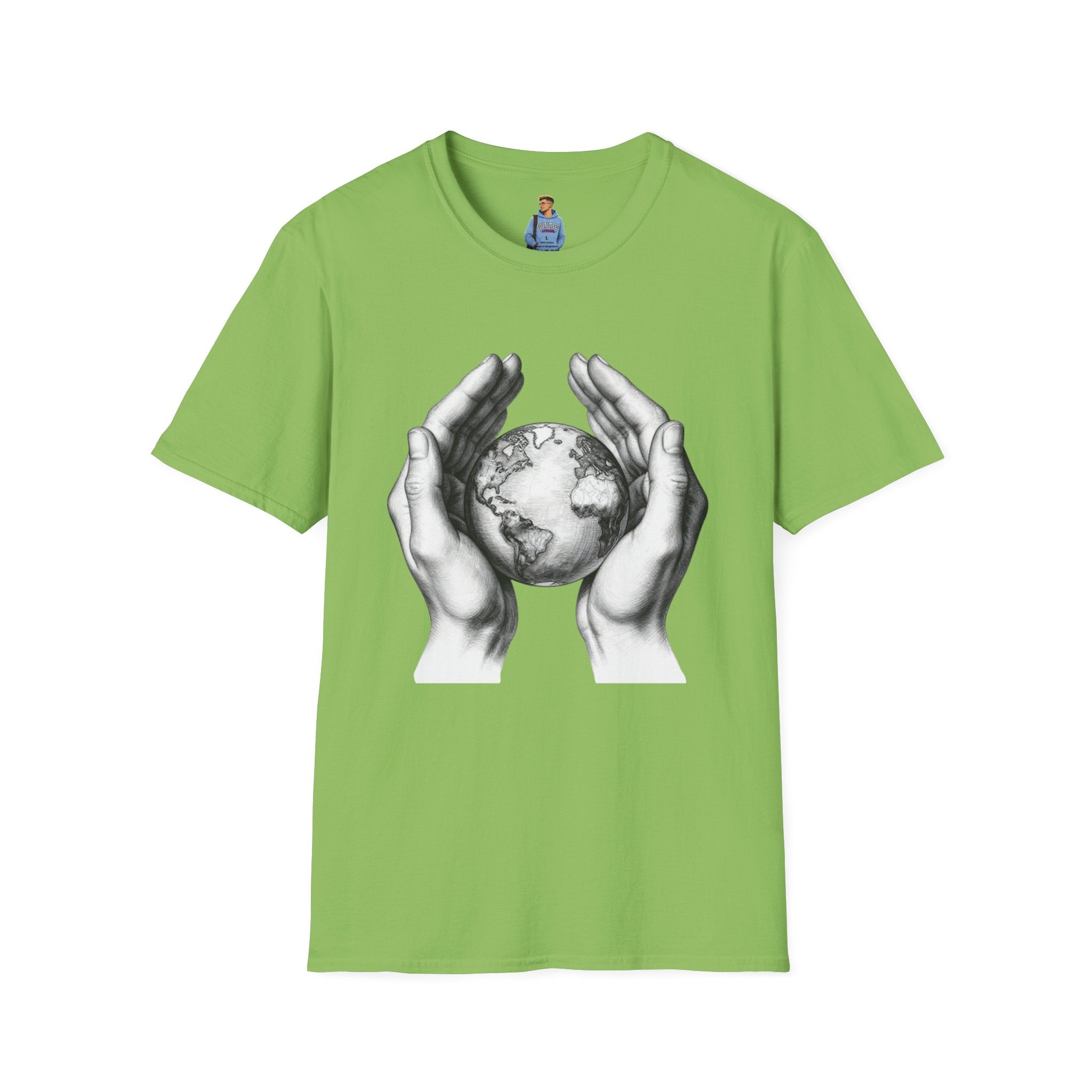 Earth in Your Hands T-Shirt — Protect the Planet Graphic Tee