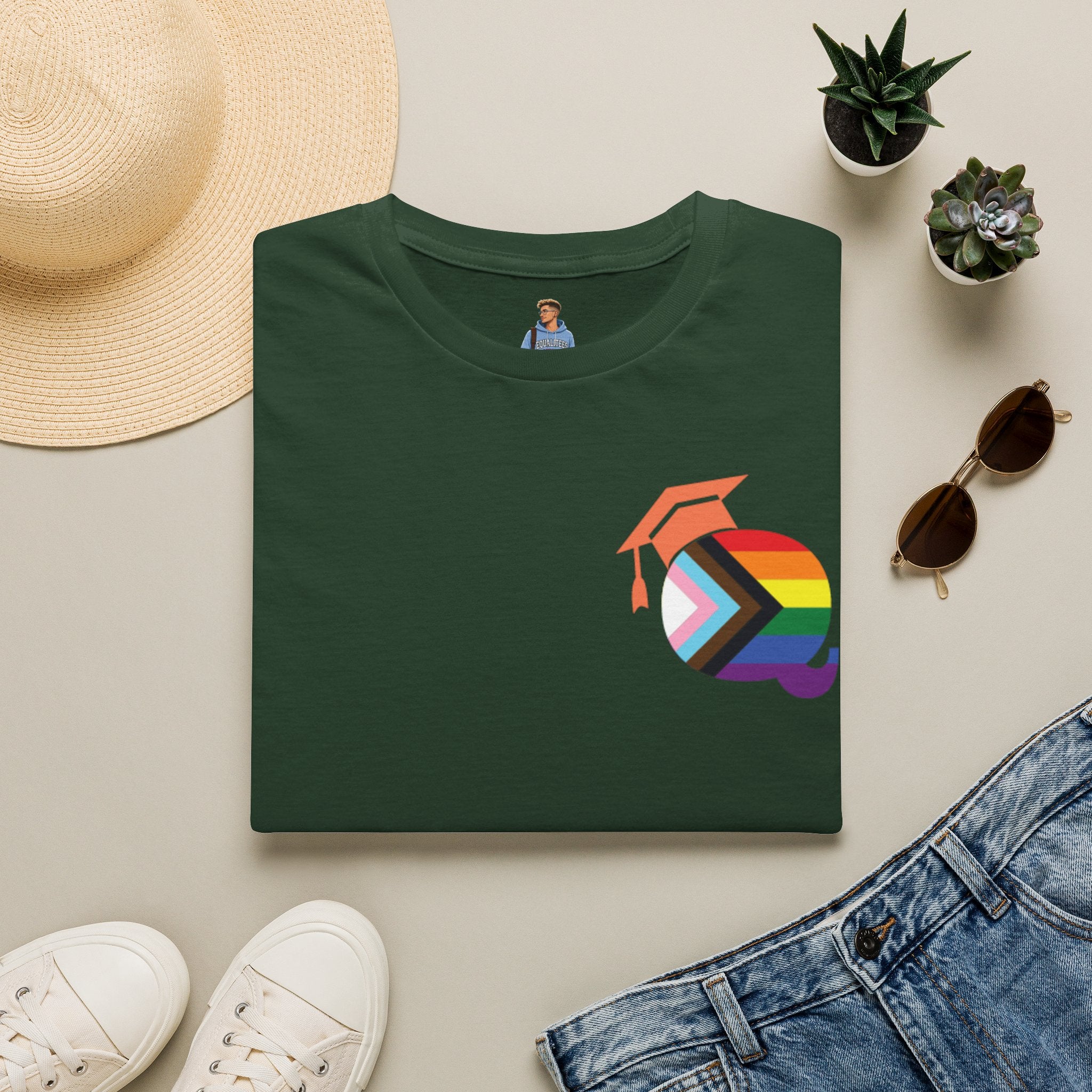 TWQ - Teaching While Queer Unisex Softstyle Logo T-shirt