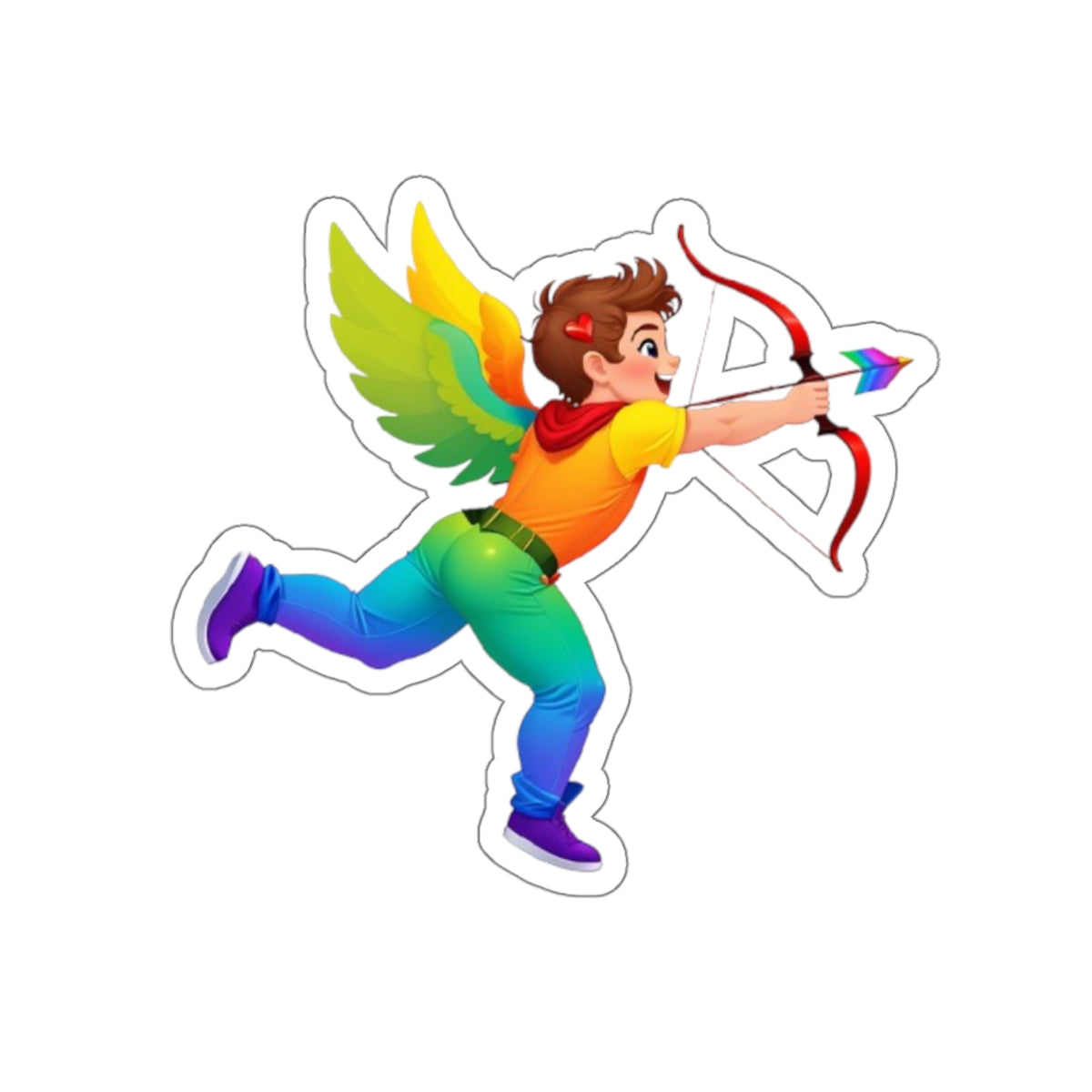 Die-Cut Stickers - Cutie Qupid - EqualiTees.Me