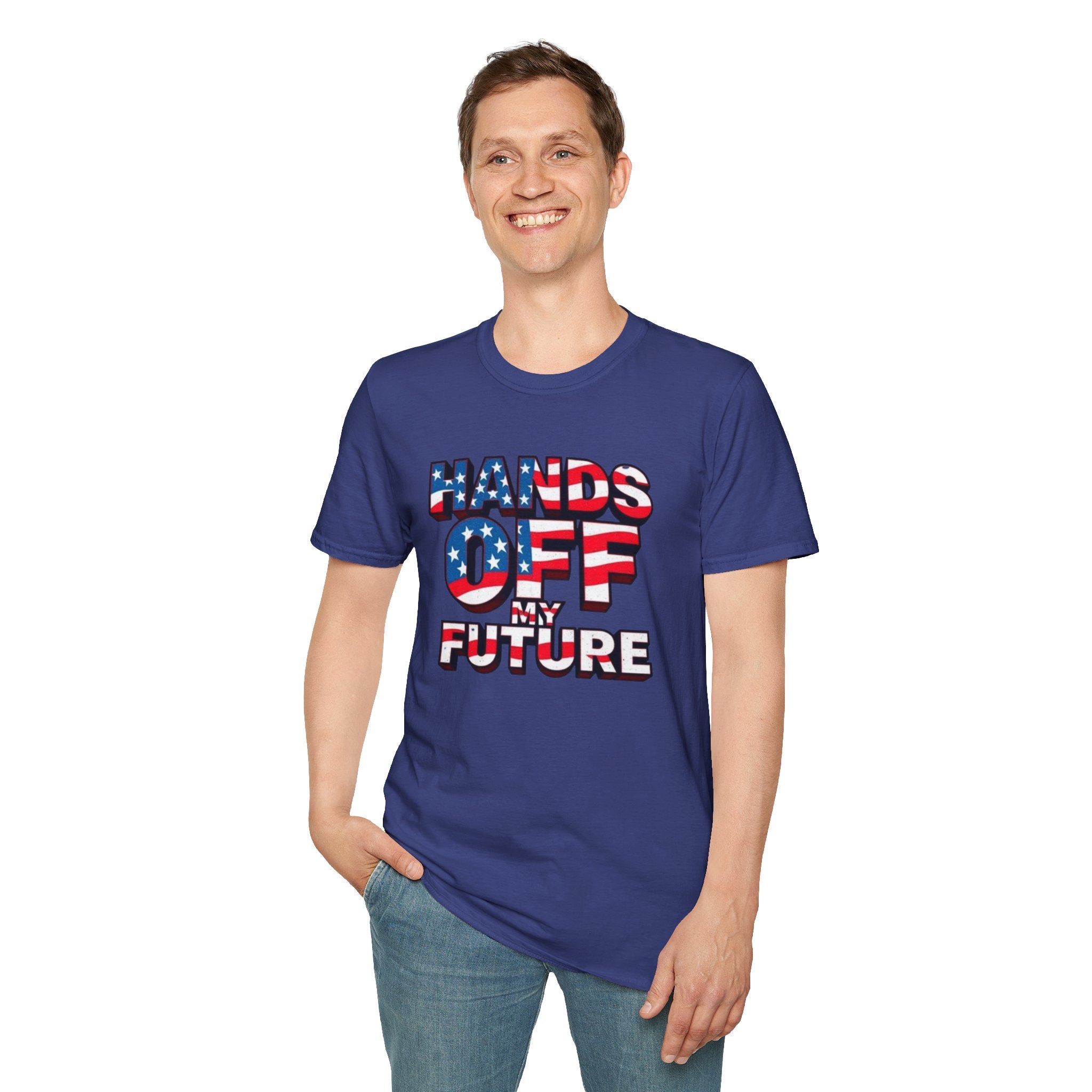 Hands Off My Future Political Statement Tee
