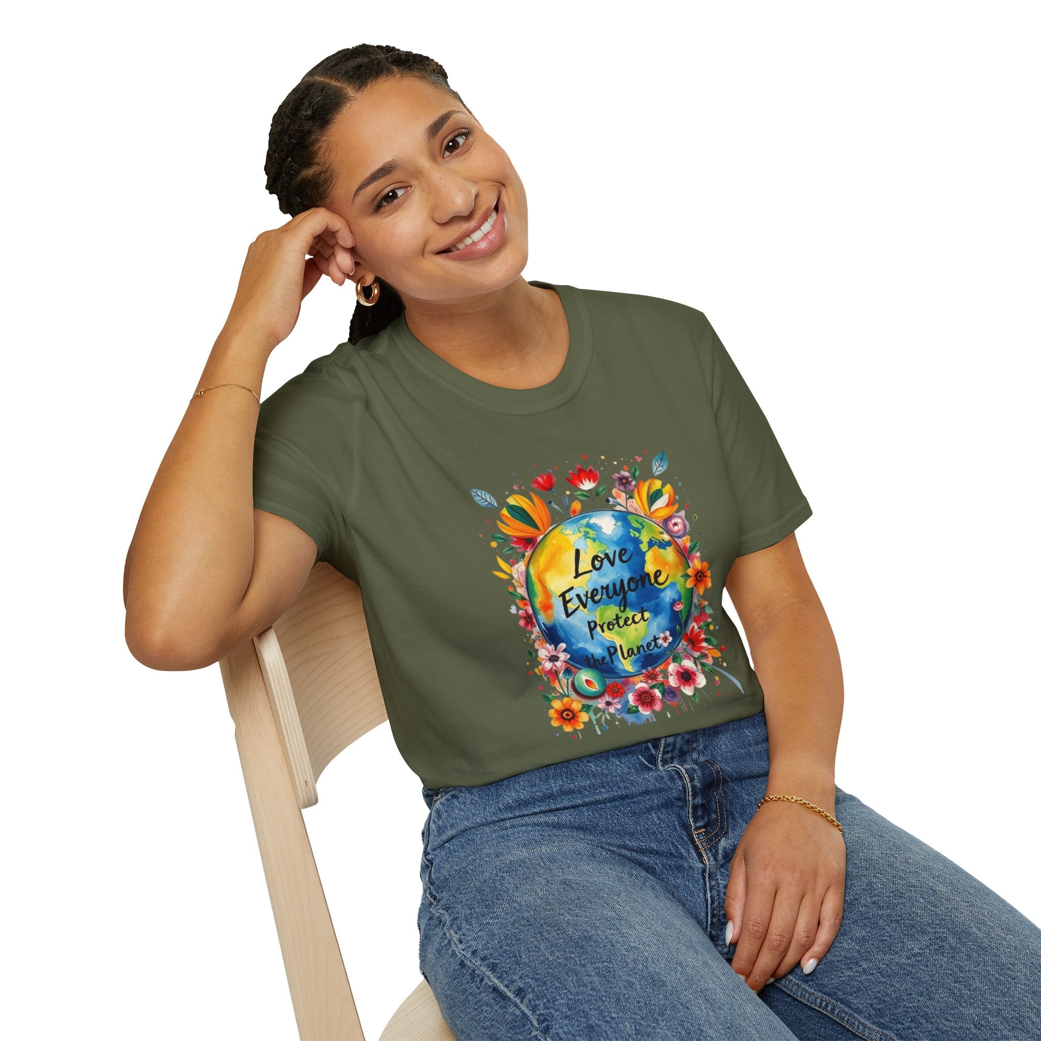 Love Everyone Protect The Planet T-Shirt