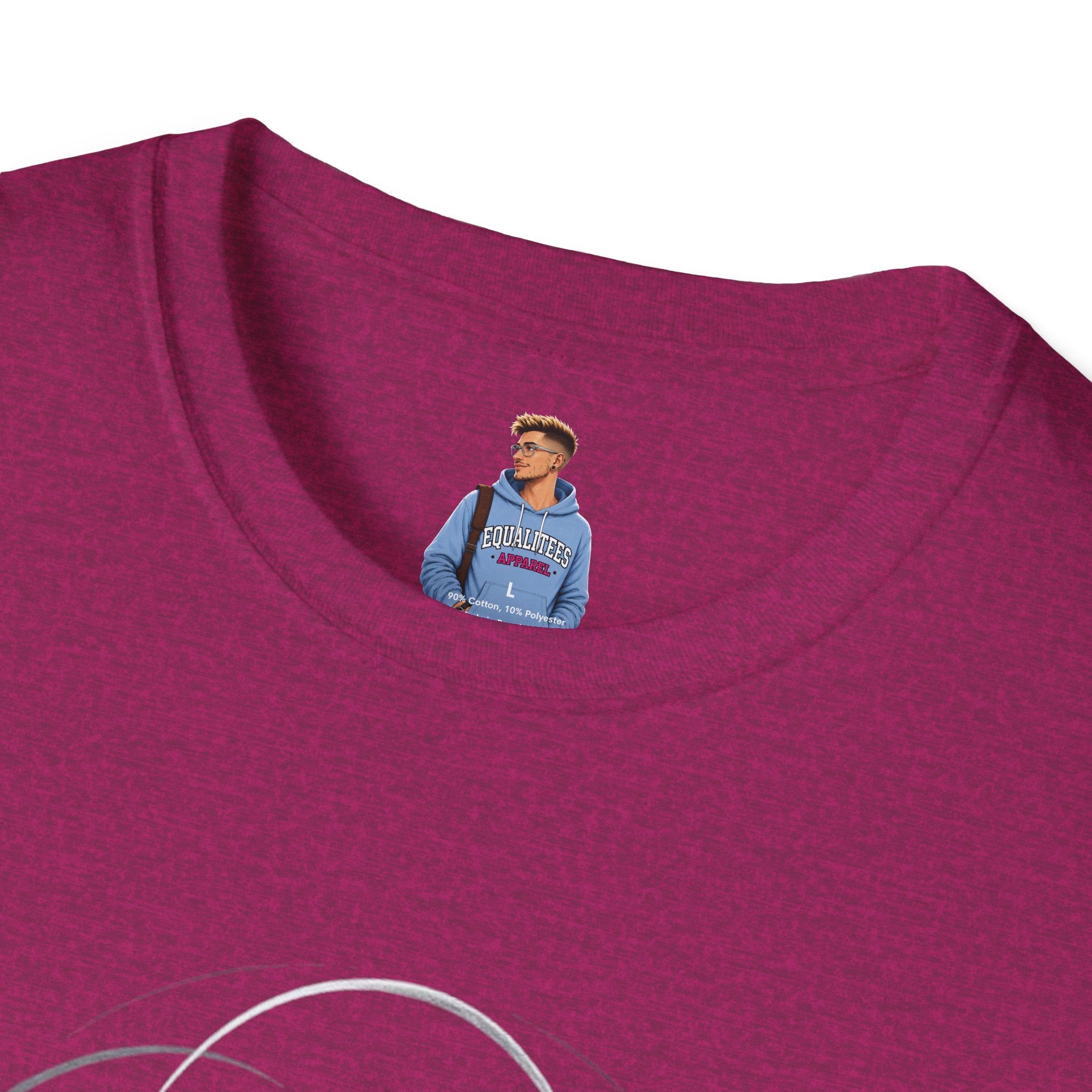 Subtle Pride Educate Advocate Celebrate Minimalist T-Shirt for Every Occasion