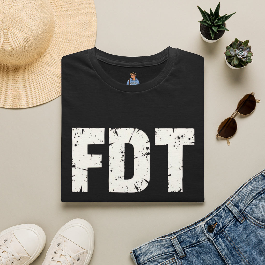 FDT Political Protest Distressed Graphic T-Shirt