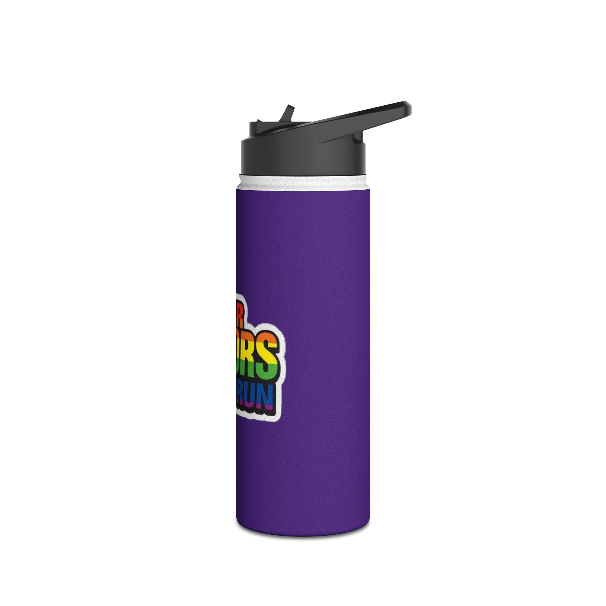 Teaching While Queer Stainless Steel Water Bottle - Perfect for Educators and Allies - EqualiTees.Me