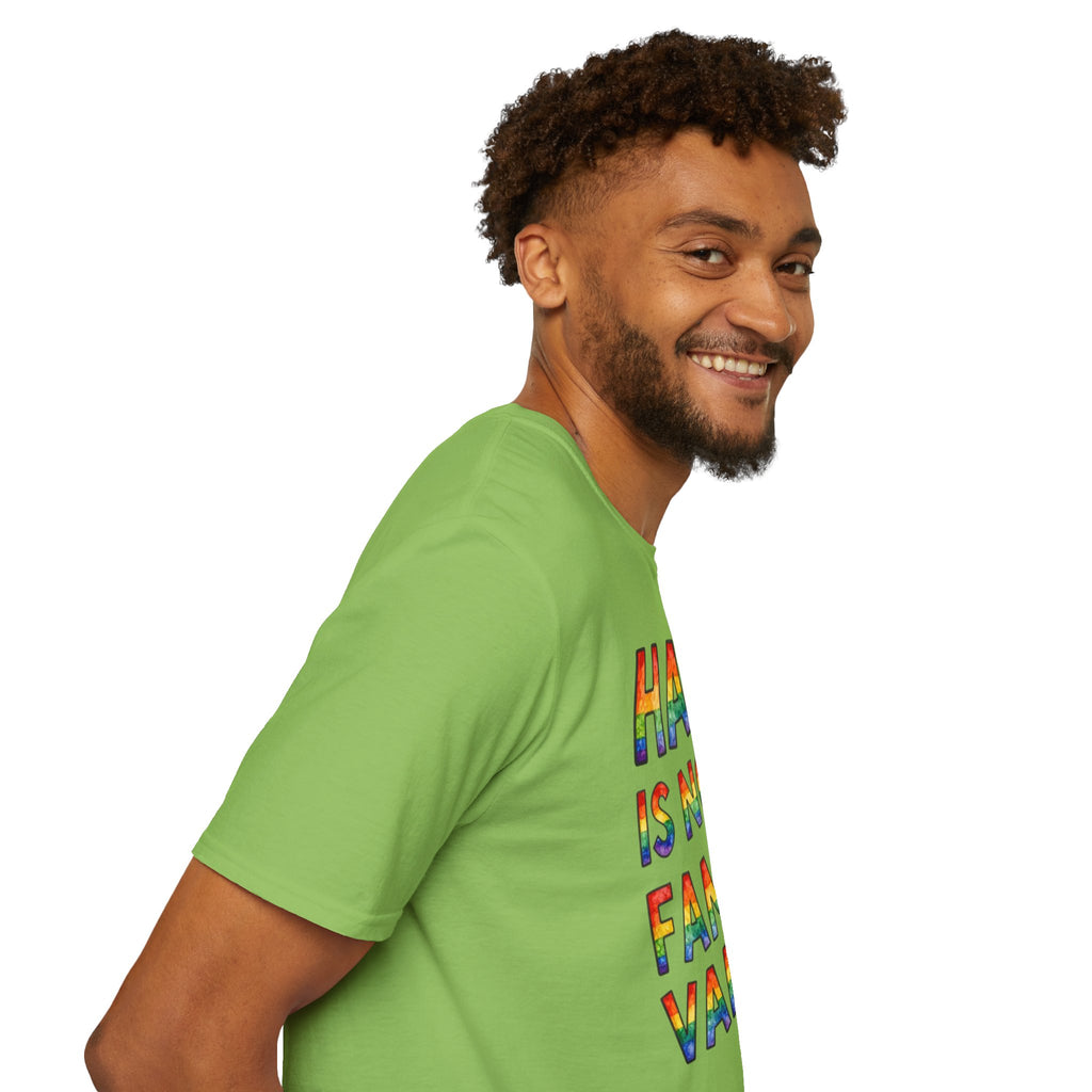 Hate Is Not A Family Value Rainbow Pride T-Shirt