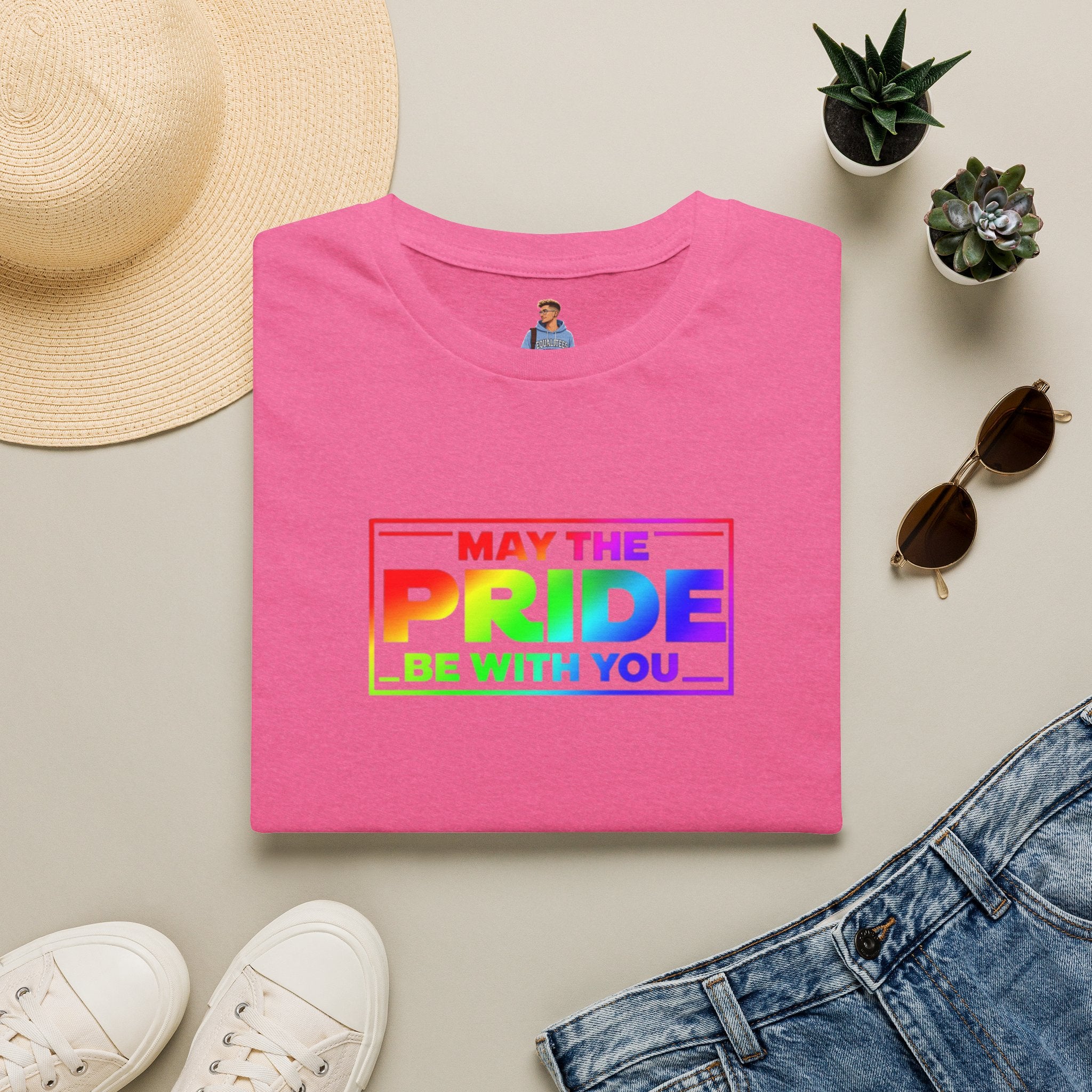 Camiseta gráfica del Orgullo - Que el Orgullo te acompañe - Unisex