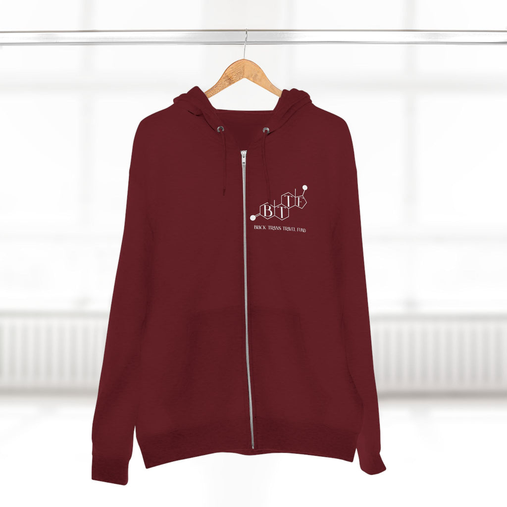 BTTF - Black Trans Travel Fund Unisex Zip-Up Hoodie