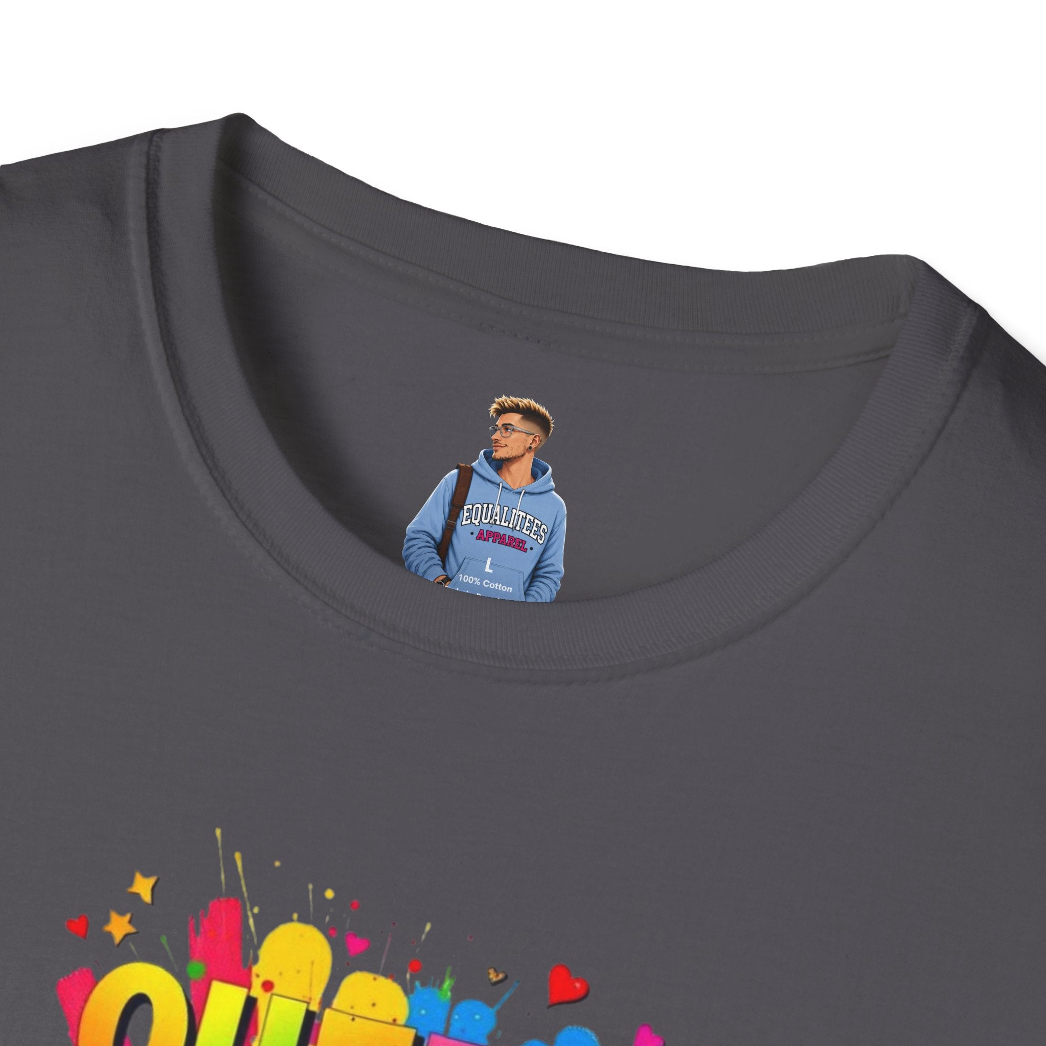 Queer Kids Matter Unisex Softstyle T-Shirt - Celebrate Inclusivity & Pride