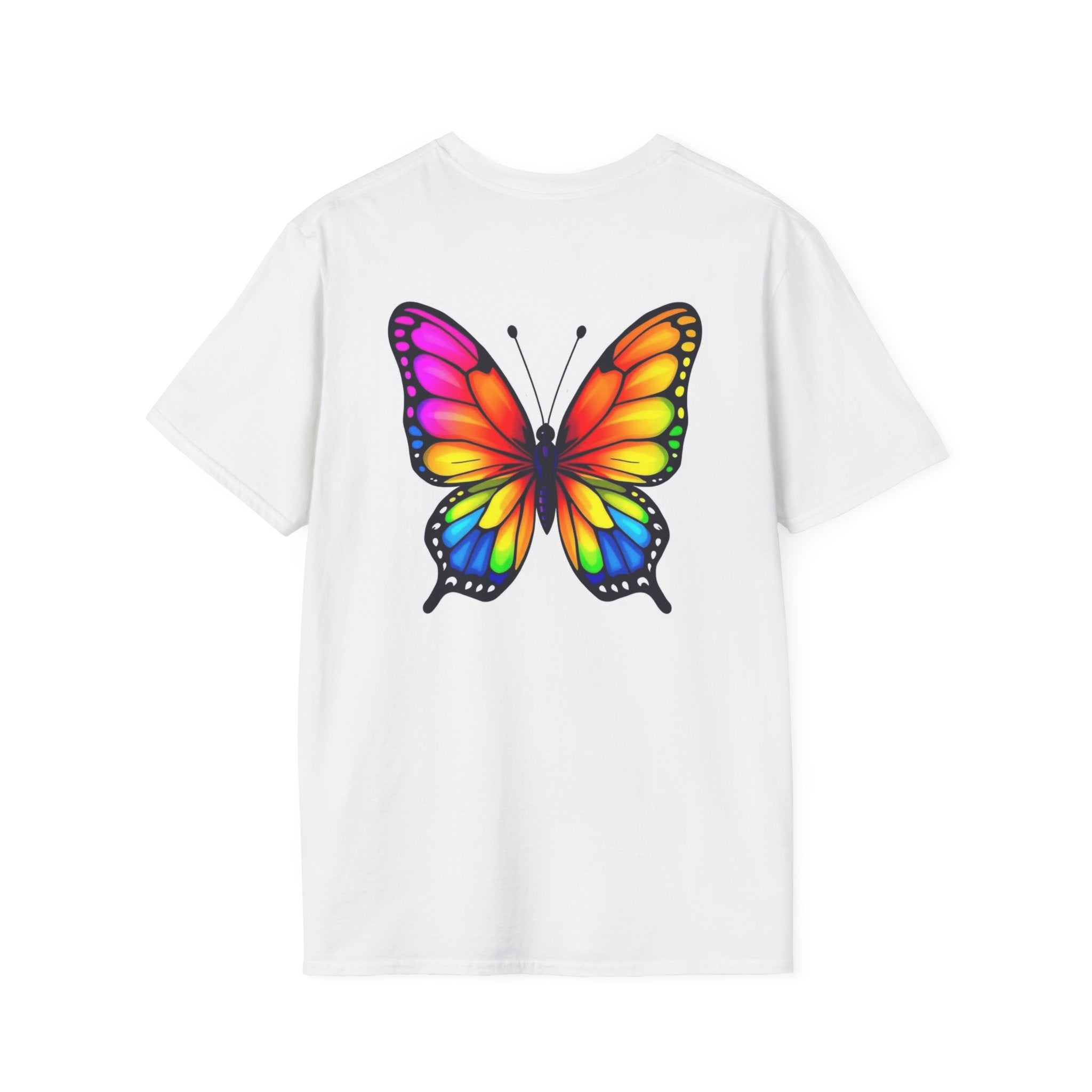 Rainbow Butterfly Cocoon Pride T-Shirt