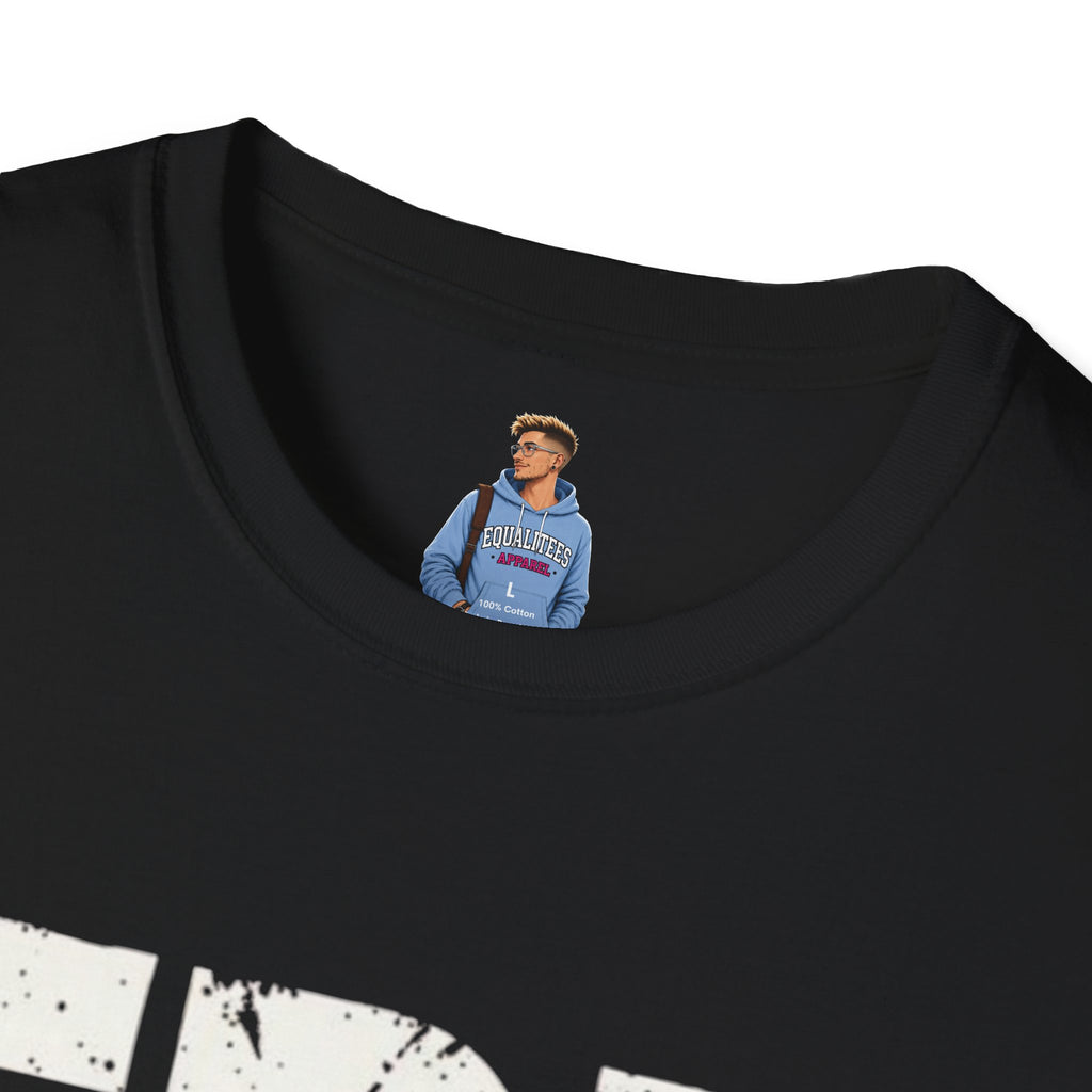 FDT Political Protest Distressed Graphic T-Shirt