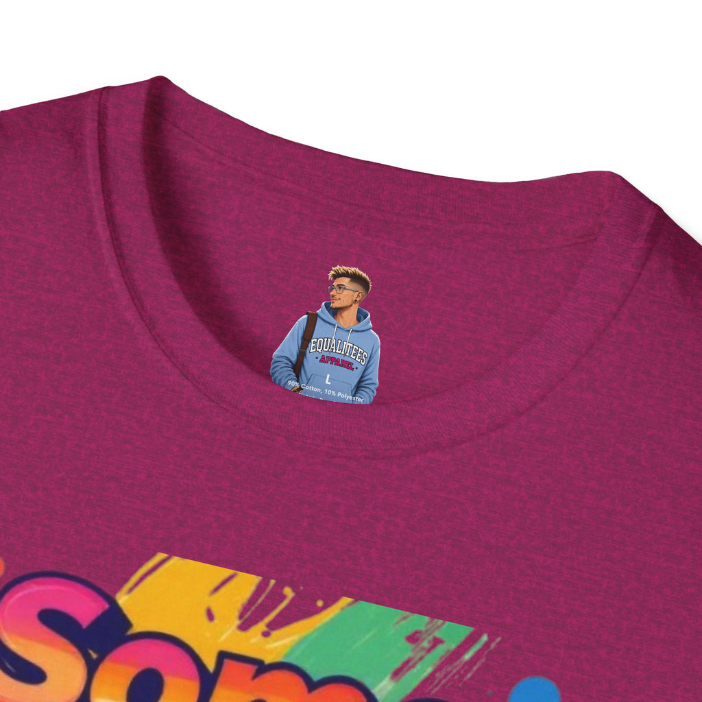 Some People Are Queer T-Shirt Rainbow Graphic
