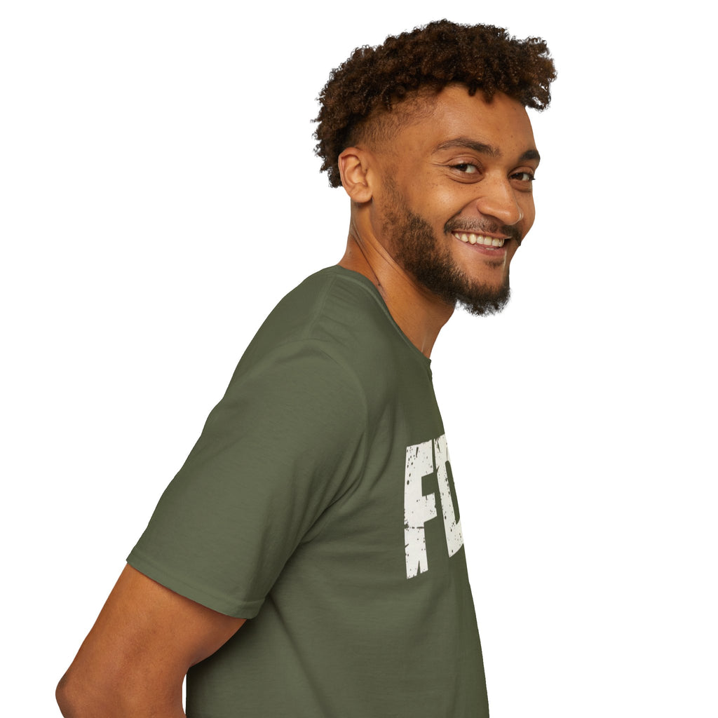 FDT Political Protest Distressed Graphic T-Shirt