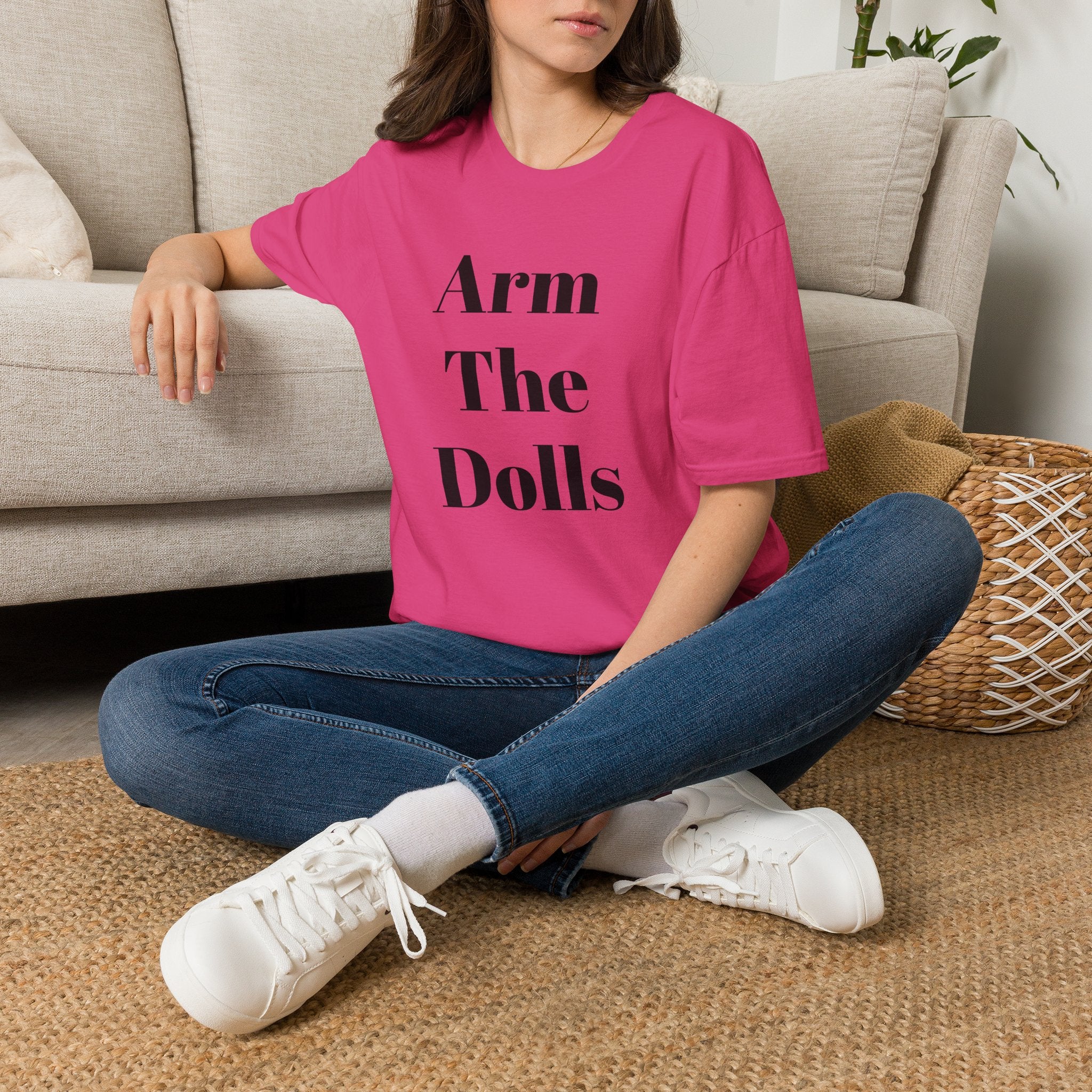 Arm The Dolls — Minimalist Statement T-Shirt