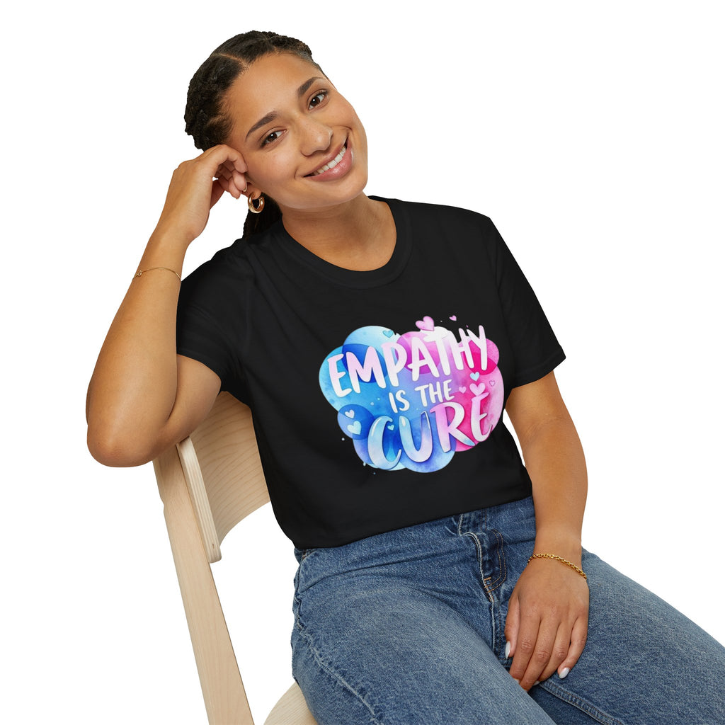 Empathy is the Cure Unisex Softstyle T-Shirt - Comfortable and Inspirational Tee for Everyday Wear