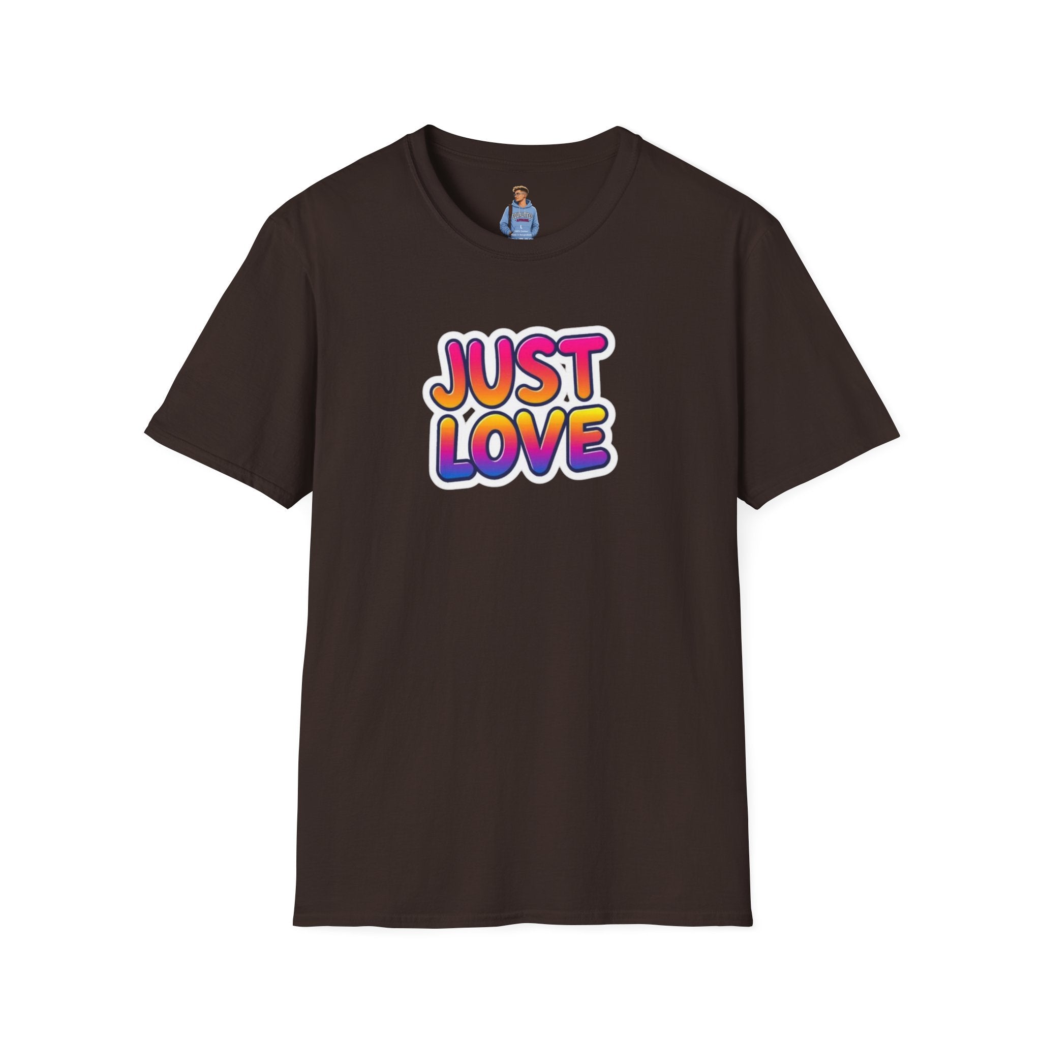 Just Love Unisex Softstyle T-Shirt | Perfect for Pride, Anniversaries, and Everyday Wear