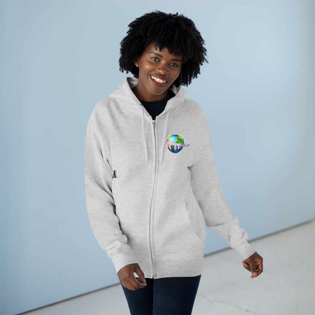 BTTF - Black Trans Travel Fund Unisex Zip-Up Hoodie