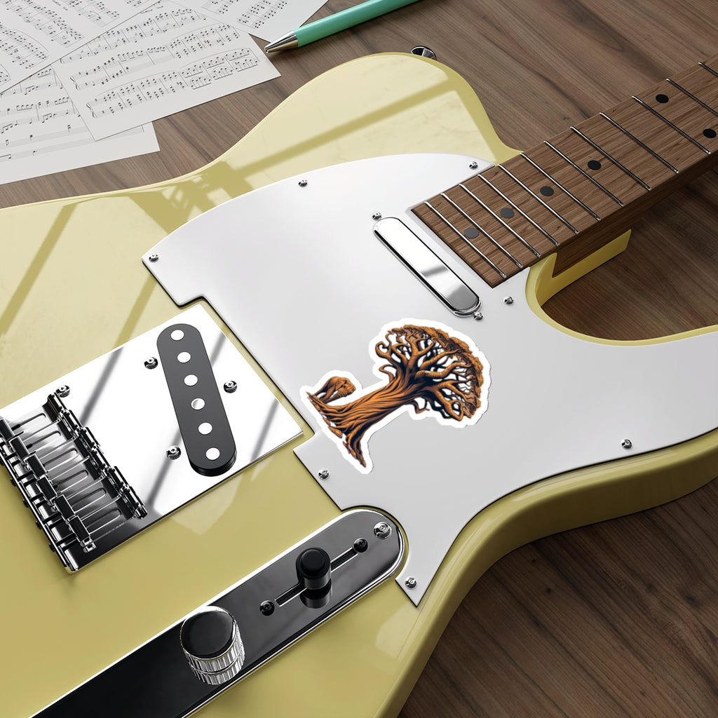 Baobab Tree & Elephant Sticker - EqualiTees.Me