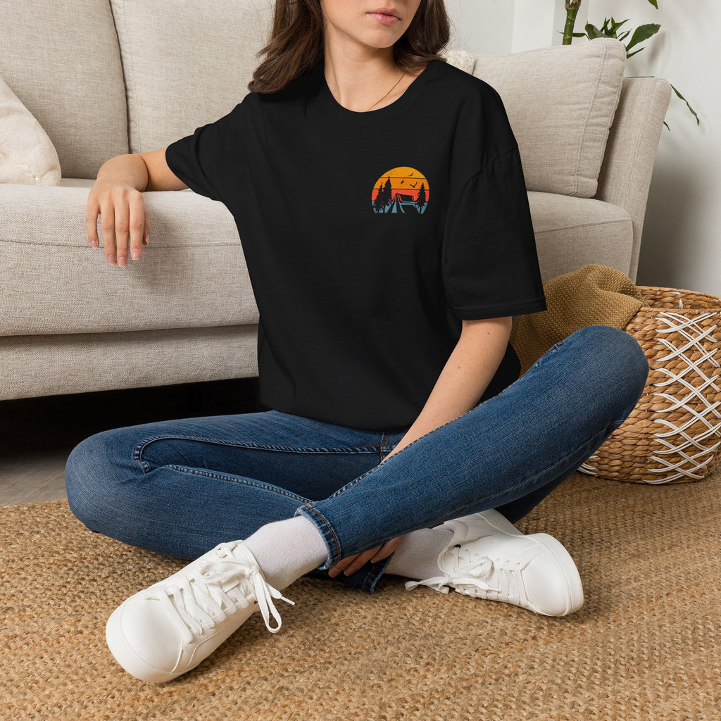 Unisex Softstyle T-Shirt - 'I'd Rather Be Camping' Adventure Tee