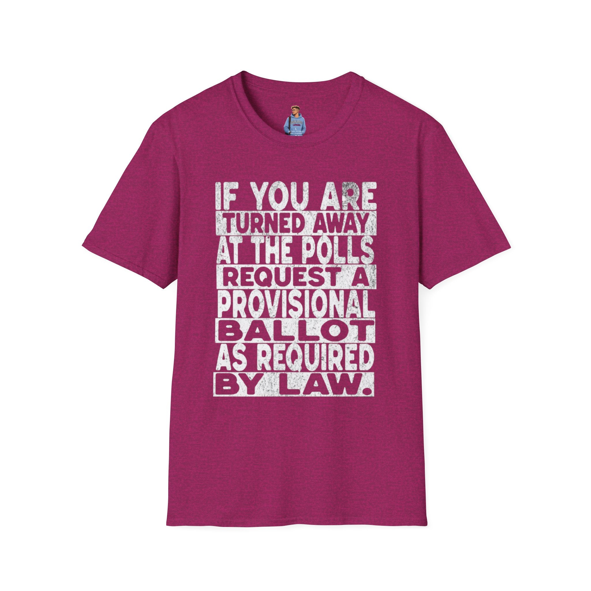 Know Your Rights Voter English T-Shirt