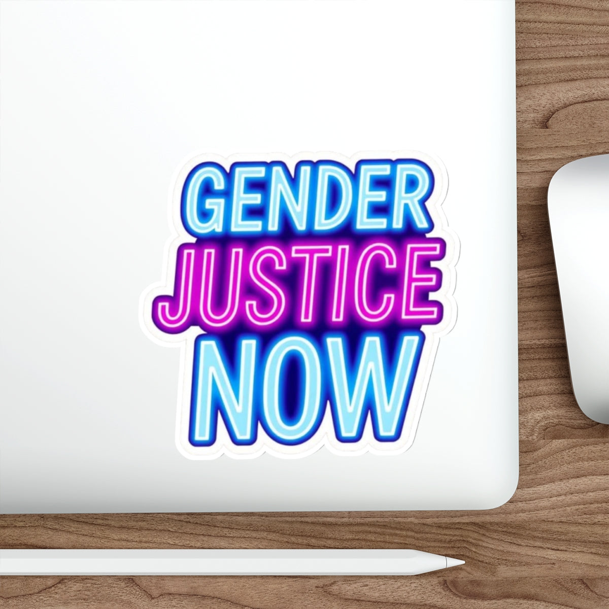 Die-Cut Stickers - GENDER JUSTICE NOW - EqualiTees.Me