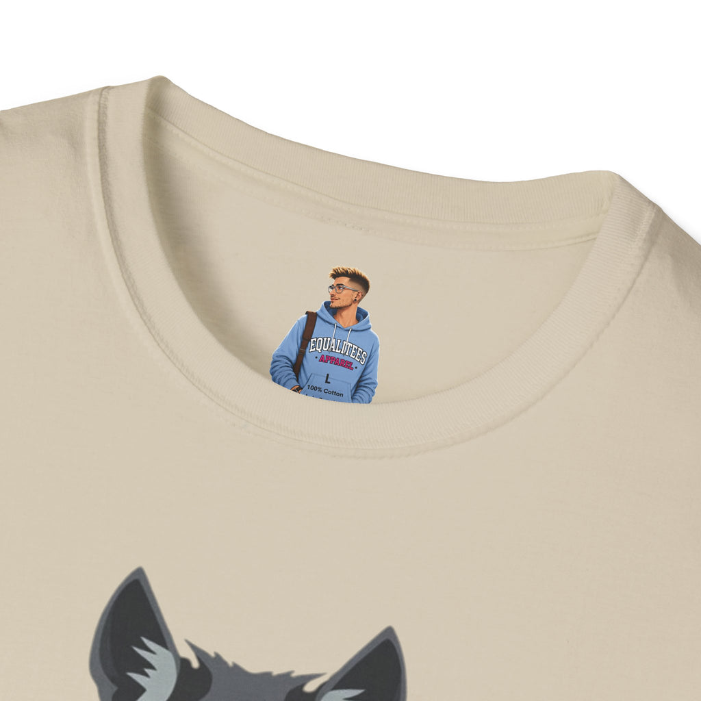 Mystical Wolf Design Unisex Softstyle T-shirt
