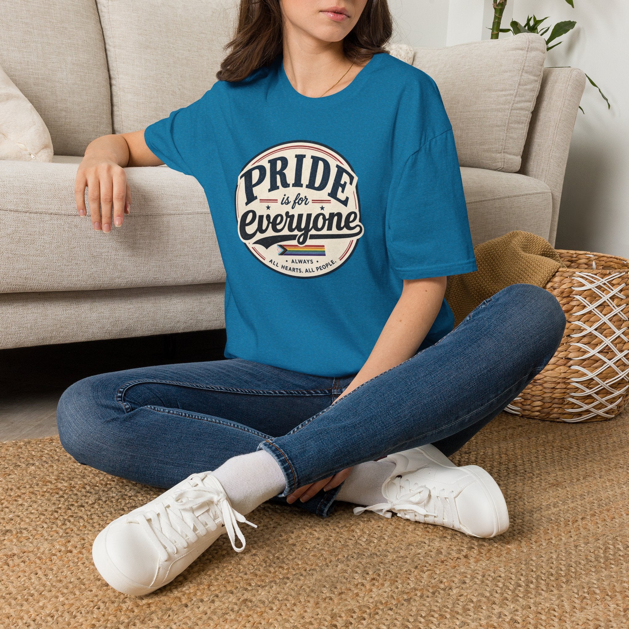 Pride Is for Everyone T-Shirt — Inclusive Retro Pride Tee