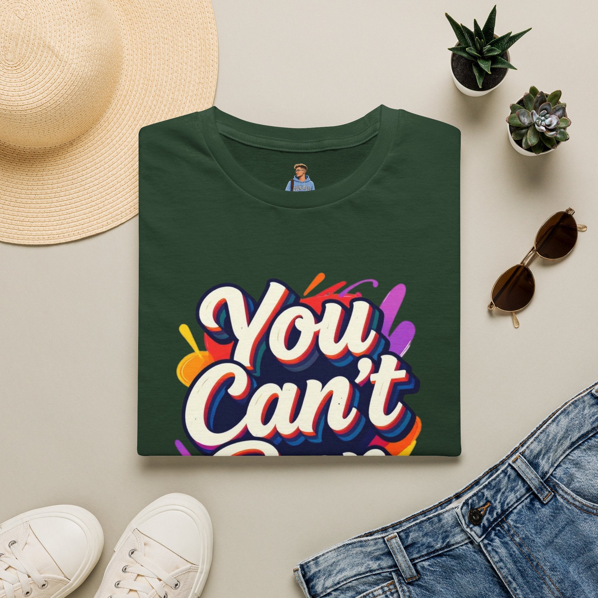 You Can't Ban Love T‑Shirt — Rainbow LGBTQ+ Pride Graphic Tee